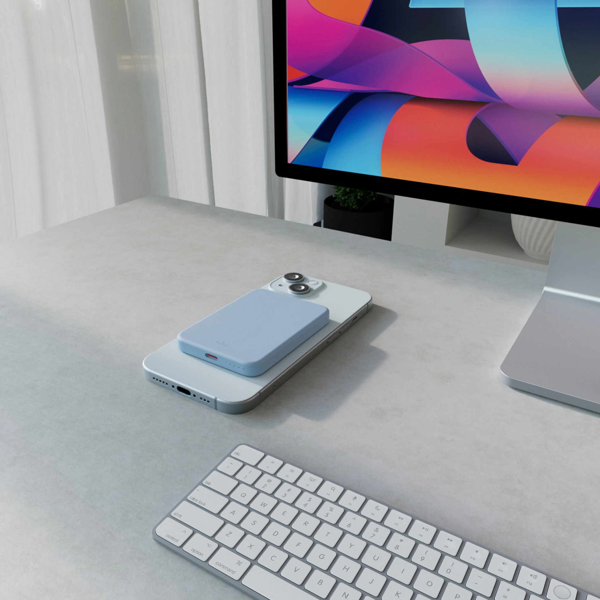 PURO Power Bank Wireless "Mini Power Mag" 4200 mAh for iPhone