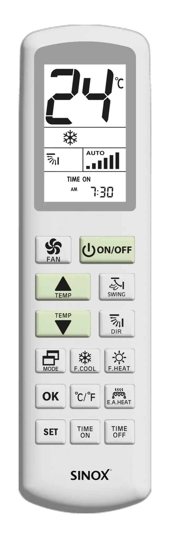 Sinox Universal Aircondition-fjernkontroll