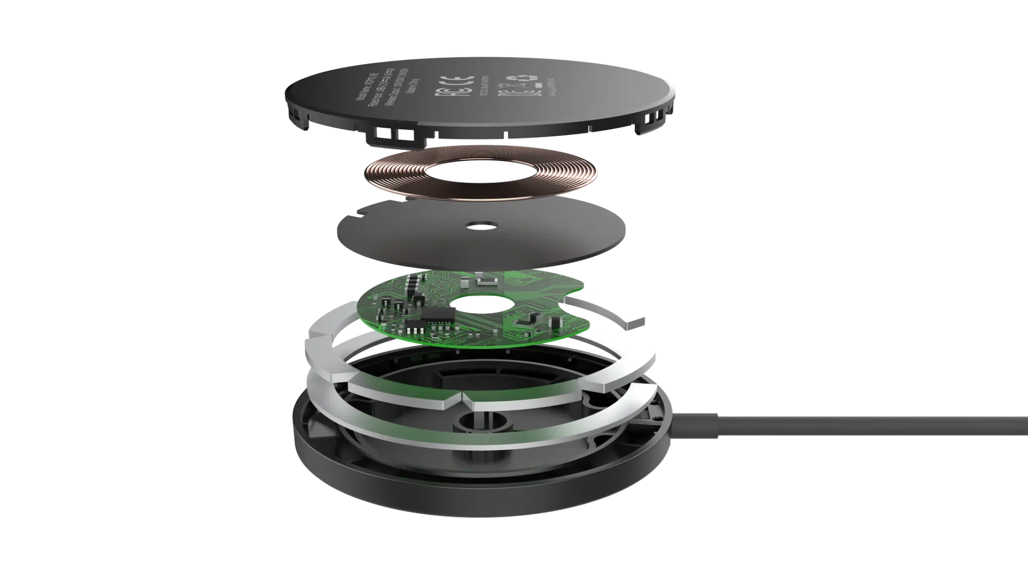 Energizer 15W magnetisk trådløs lader. Svart