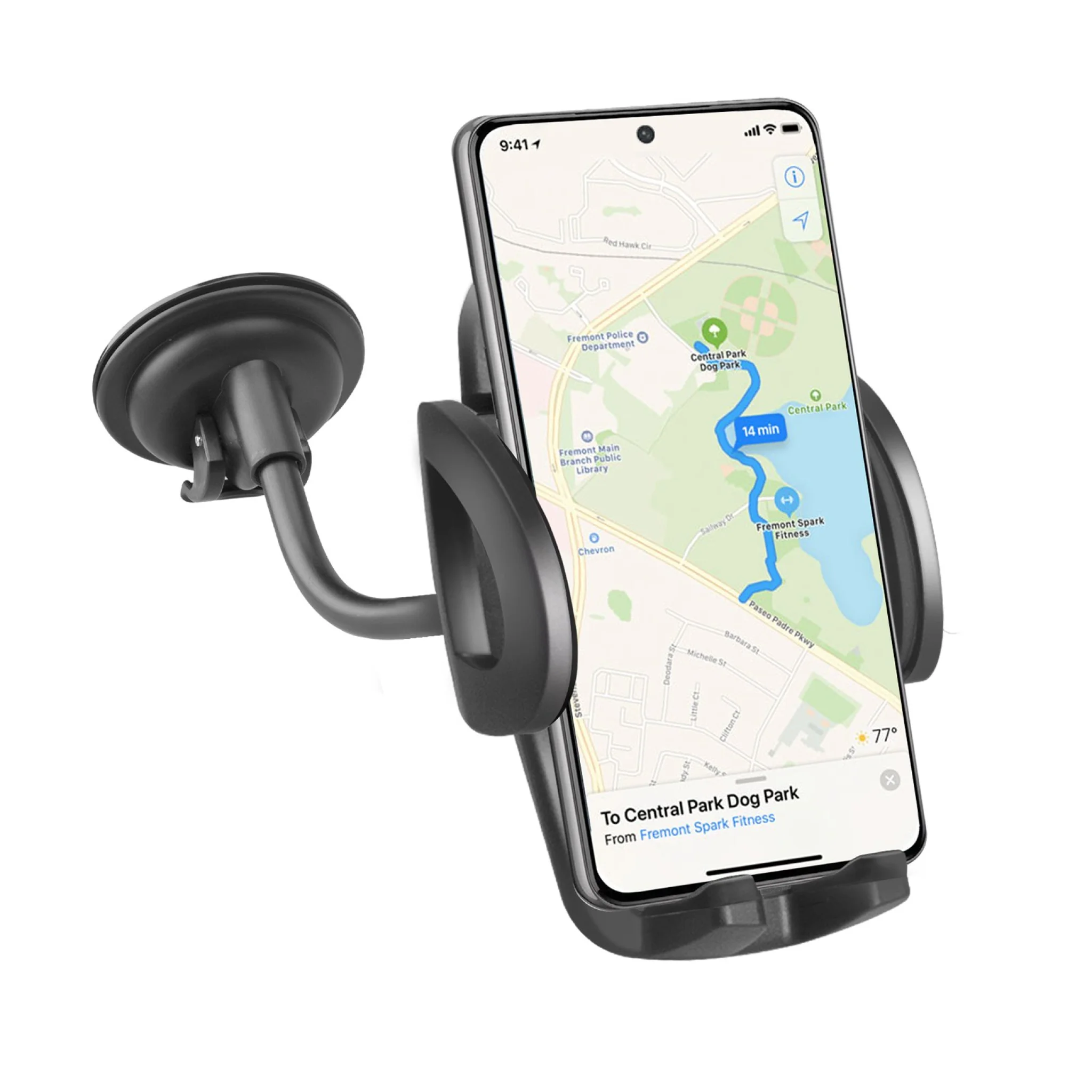 SBS Universal Freeway Phone Holder for Cars. Black