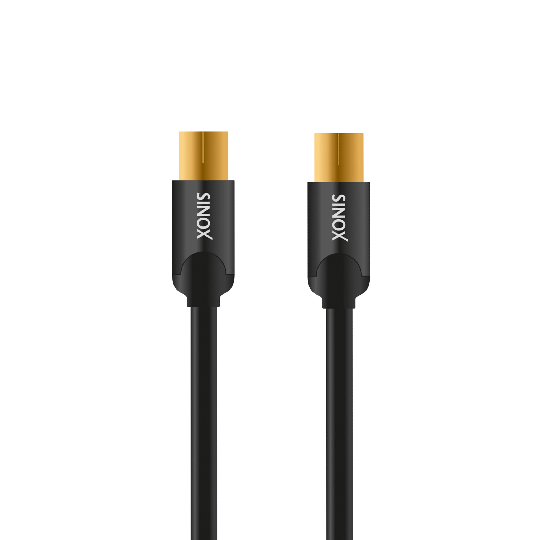 Sinox SHD antennekabel. 1,5 m. Svart