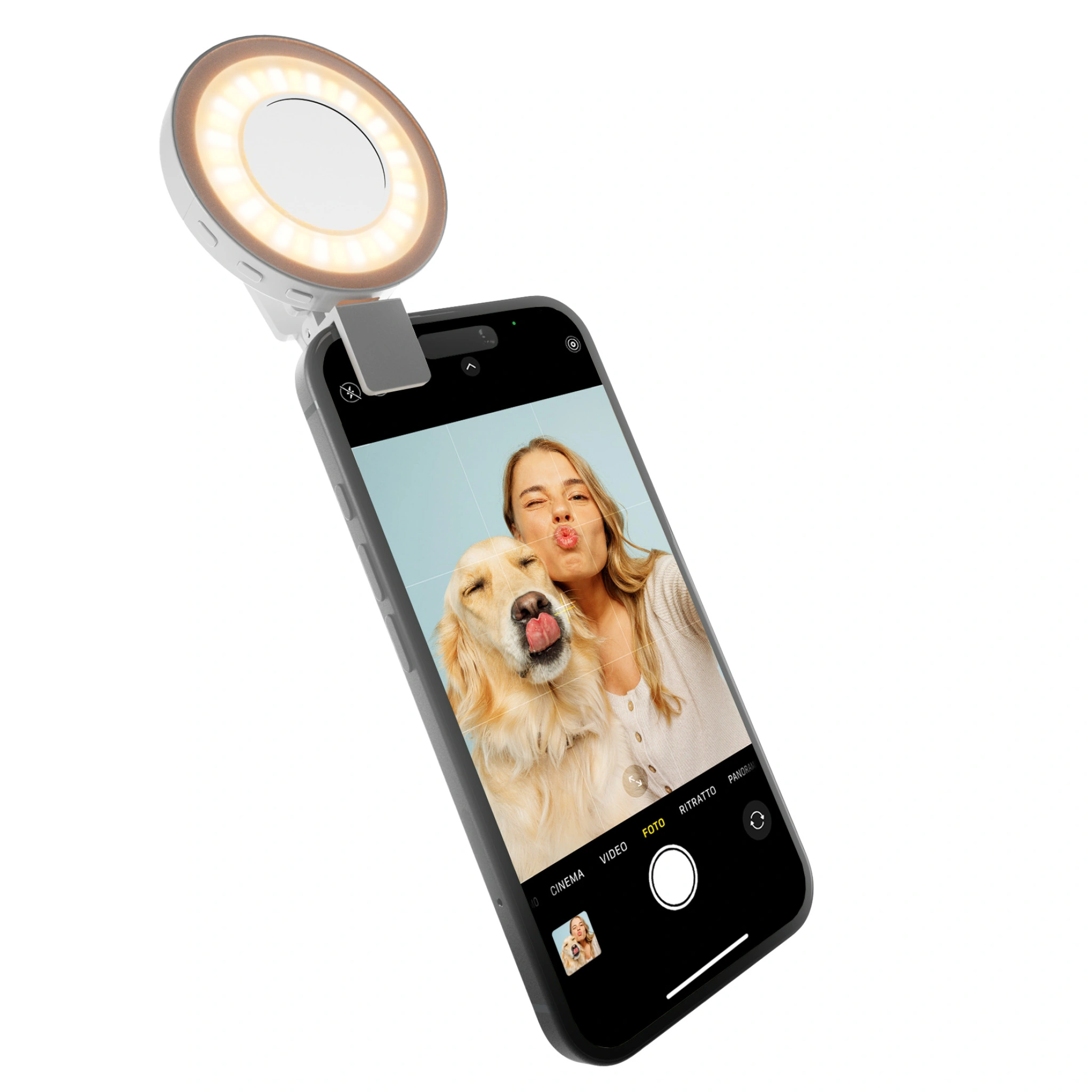 PURO MagSafe MagLight Mini Light Ring Camera