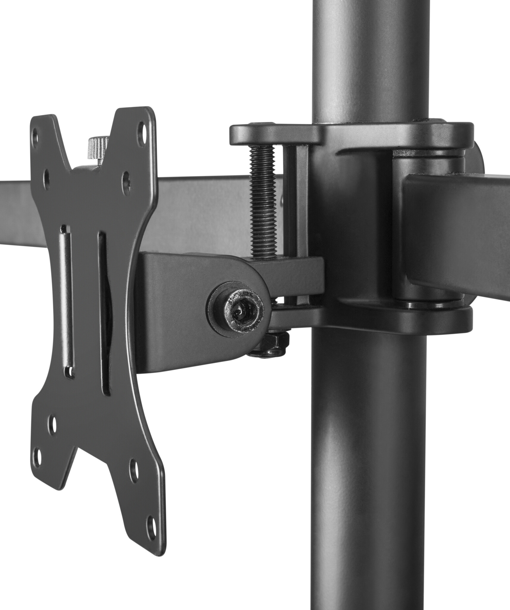 Sinox Office Tripple Monitor Desk Mount. Opp til 27". Svart