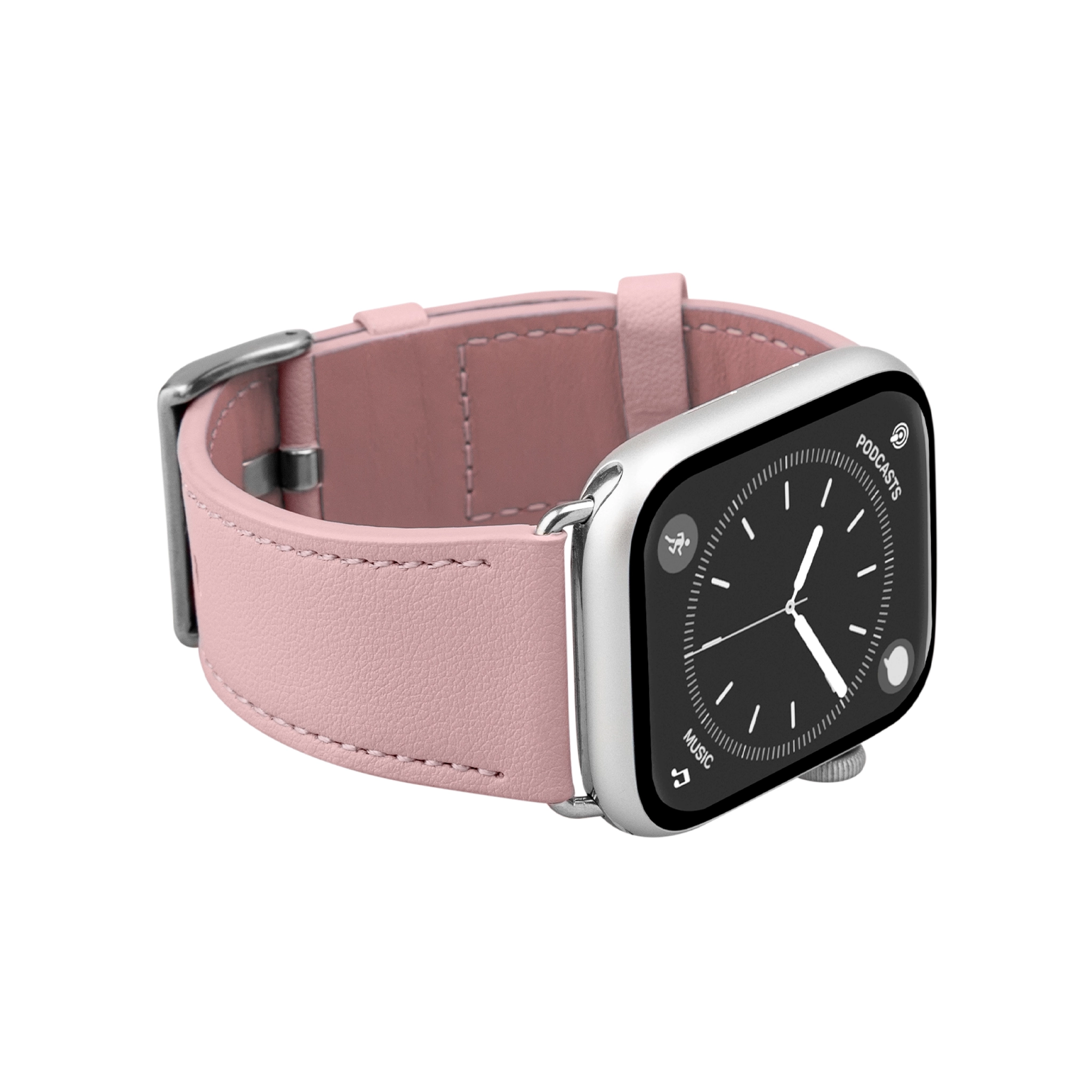 PURO E-Classic-bånd til Apple Watch. Rosa