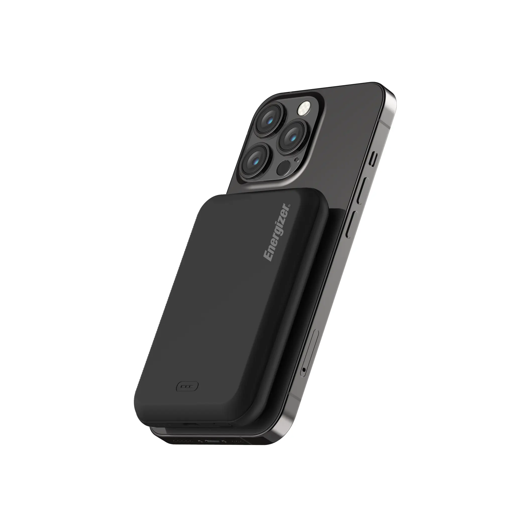 Energizer 15W magnetisk trådløs strømbank. Svart