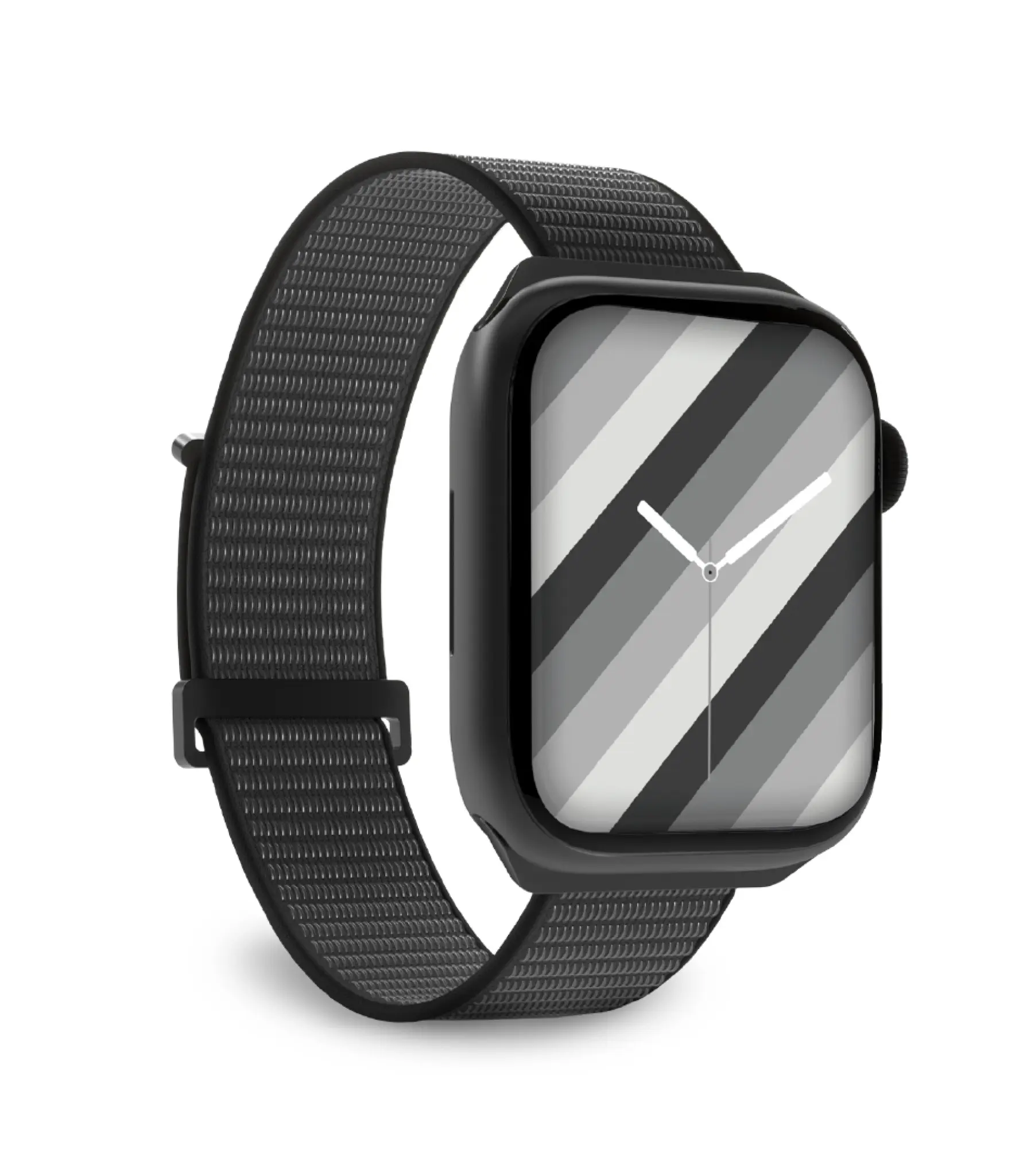 SBS Nylon Band for Apple Watch 38/40/41mm. Black