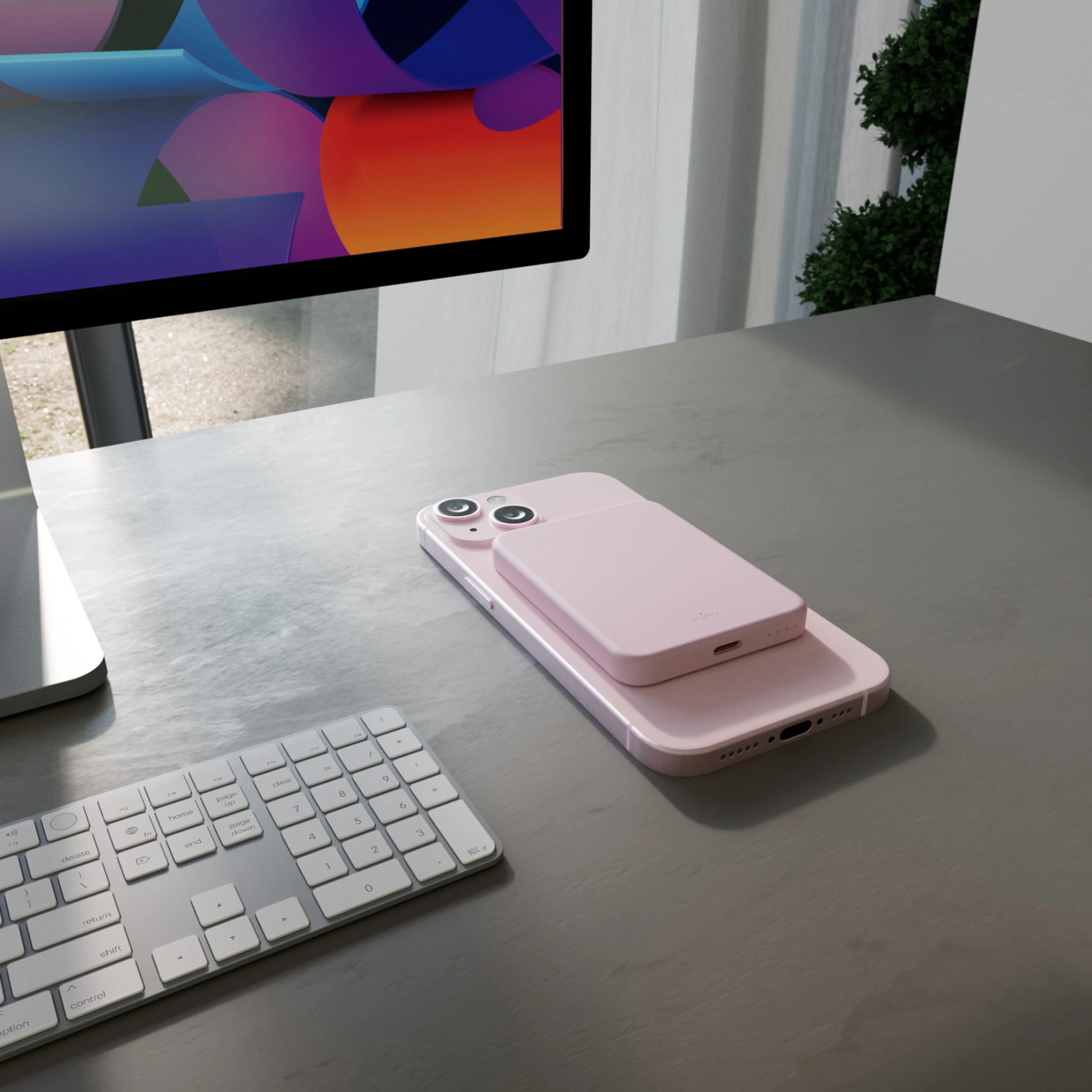 PURO Power Bank Wireless "Mini Power Mag" 4200 mAh for iPhone