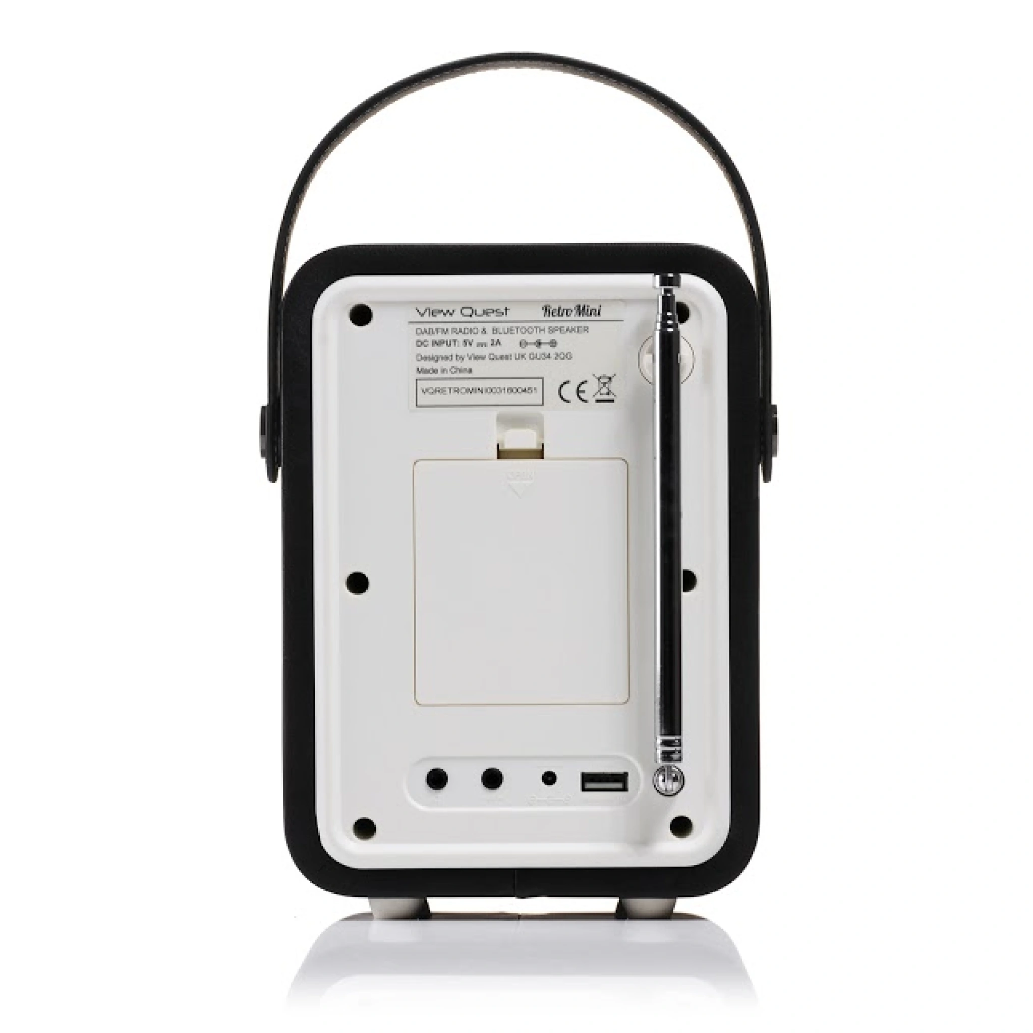 VQ Retro Mini Radio. Black