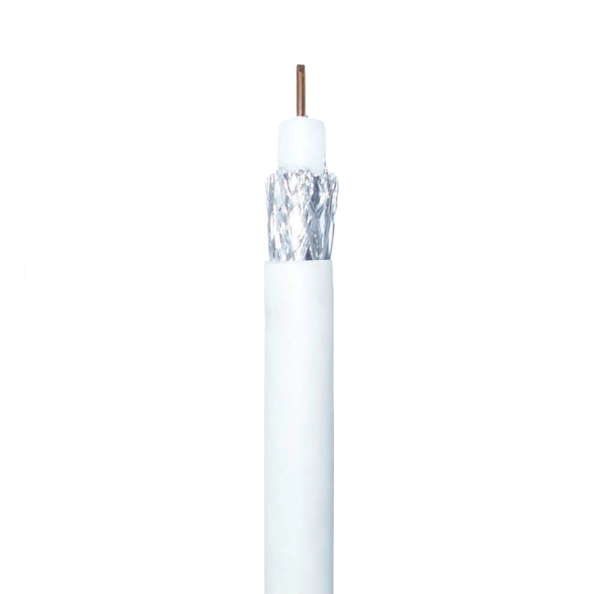 Sinox antennekabel. 10m. Hvit