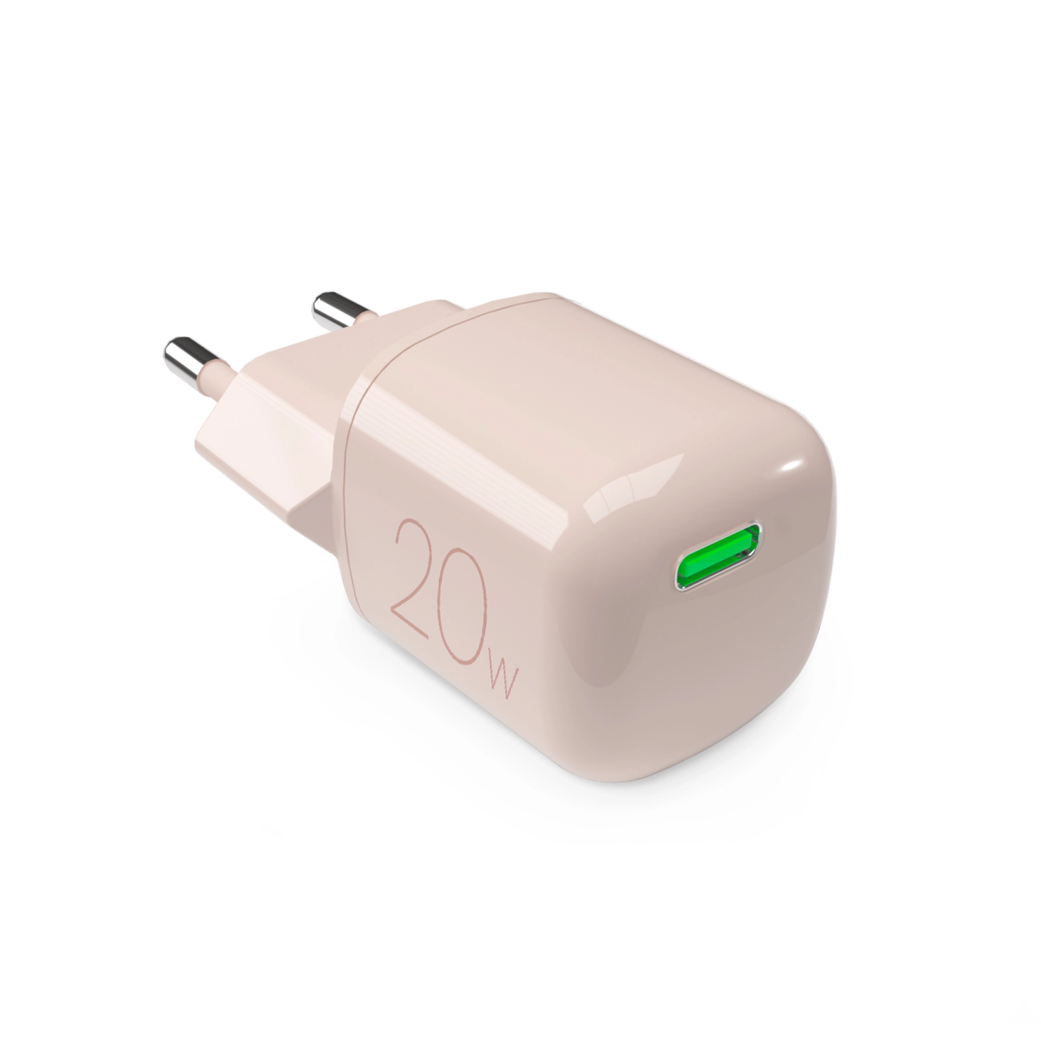 PURO MiniPro 20 W USB-C-vegglader - GAN-teknologi