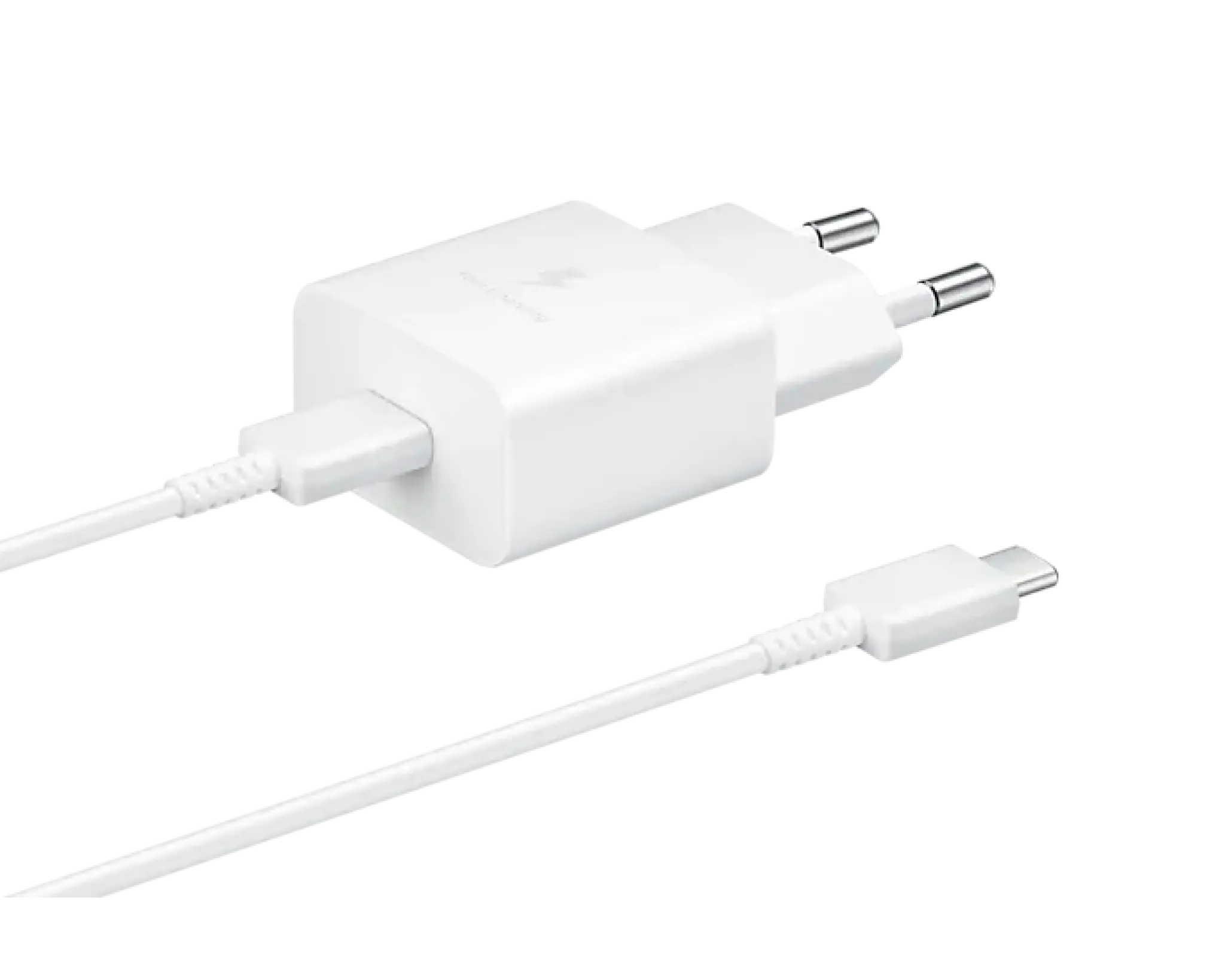 Samsung 240 V USB-C-lader. 1 m USB-C-kabel. Hvit