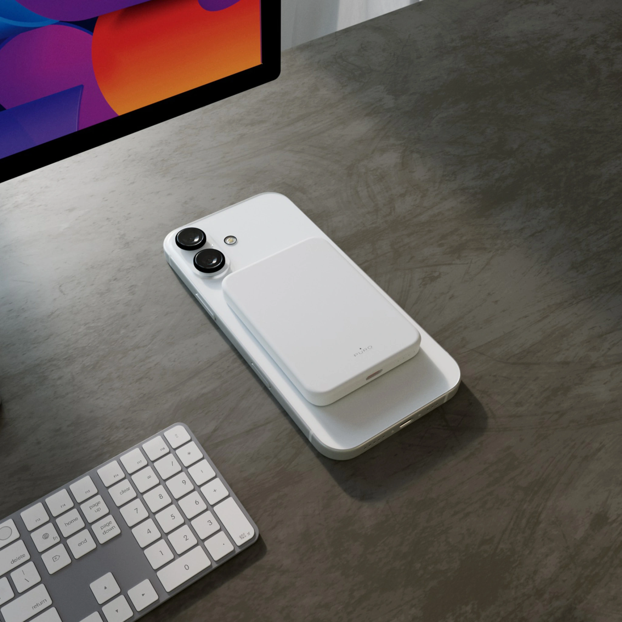 PURO Power Bank Wireless "Mini Power Mag" 4200 mAh for iPhone