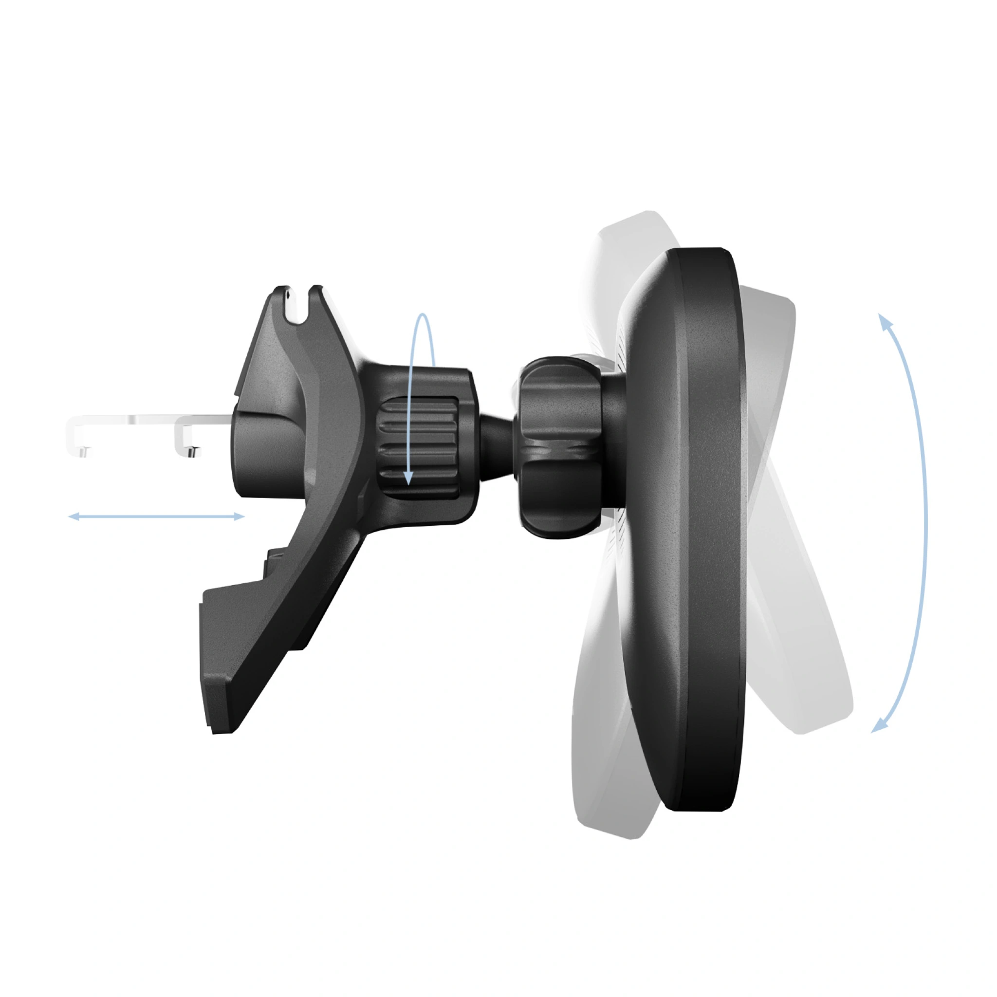 PURO Power Mag Holder magnetisk bilmontering med trådløs Qi2-lading