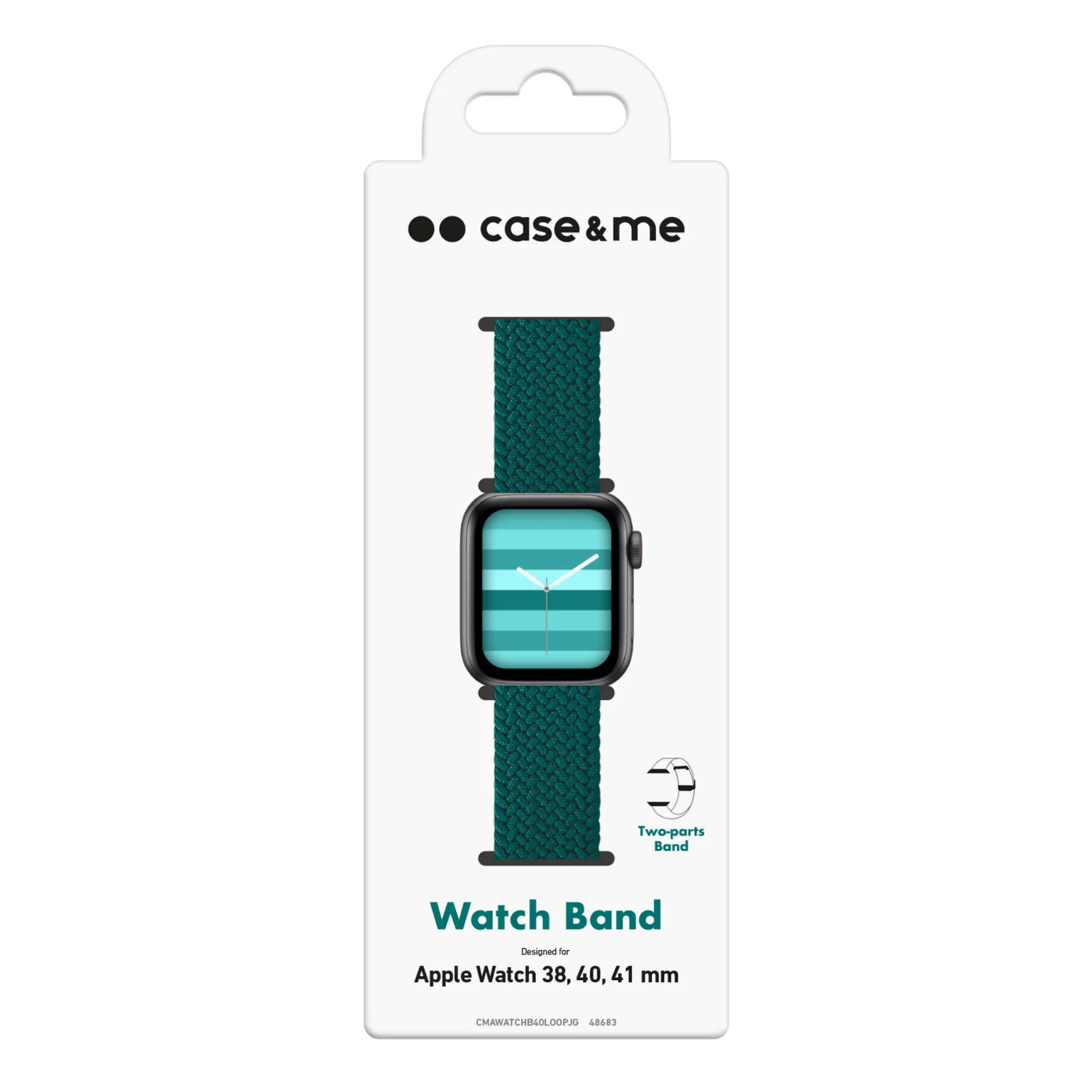 SBS Loop Band for Apple Watch 38/40/41mm. Jade Green