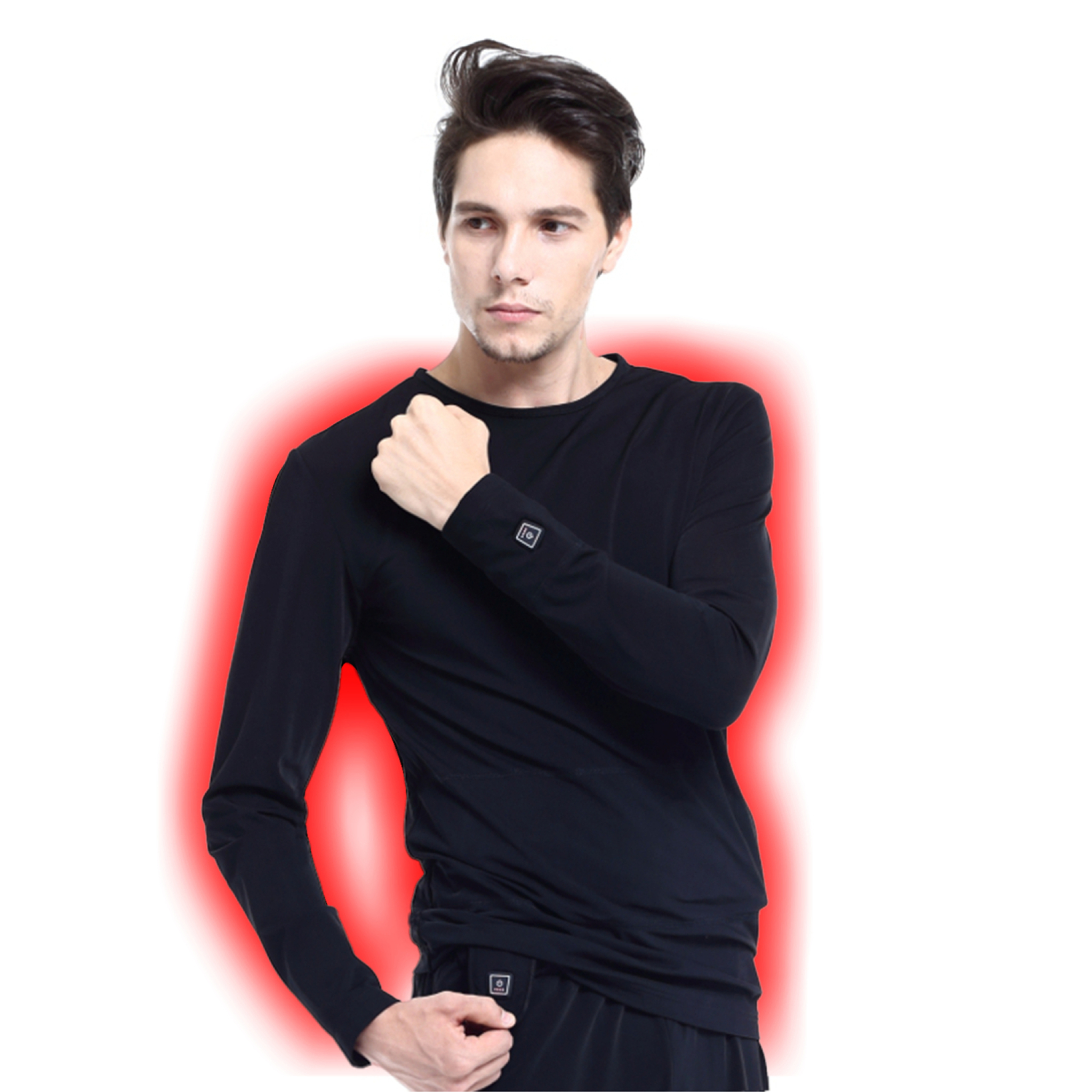 Glovii Heated Sweatshirt S. Black Glovii Heated Sweatshirt S. Black