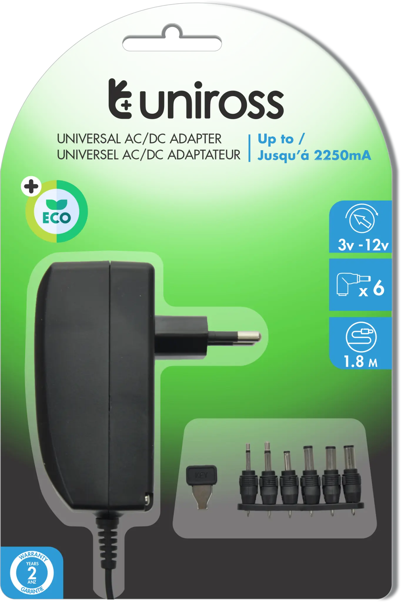 Uniross Power Supply 2.25A