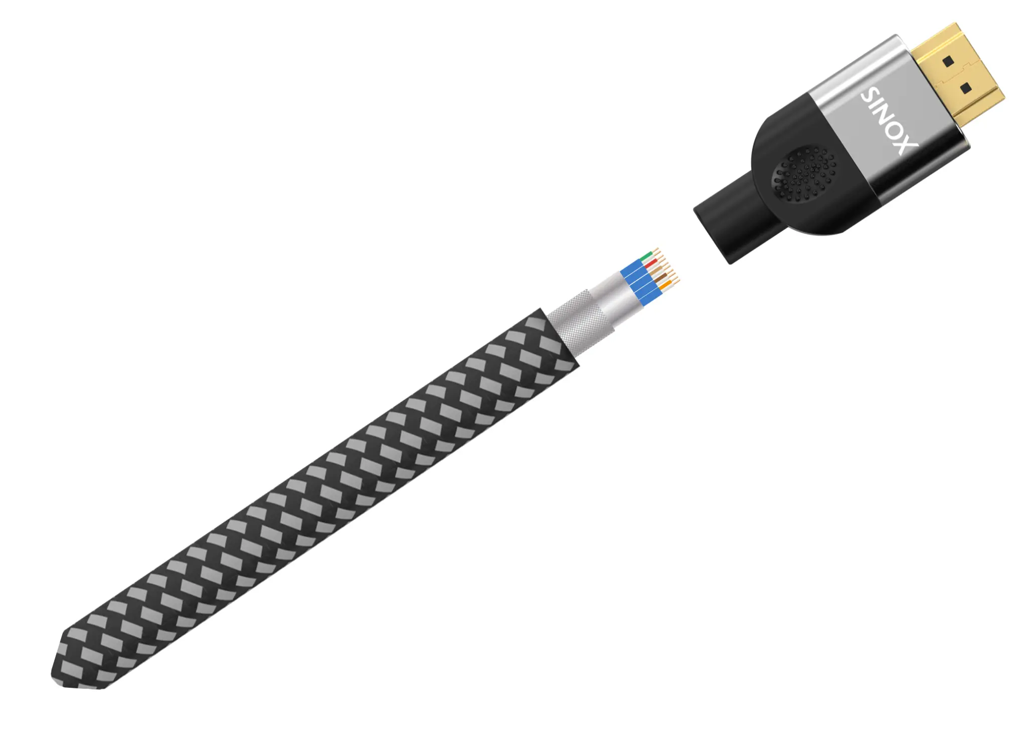 Sinox PRO X HDMI™ Cable 8K60Hz+E. 1m. Black