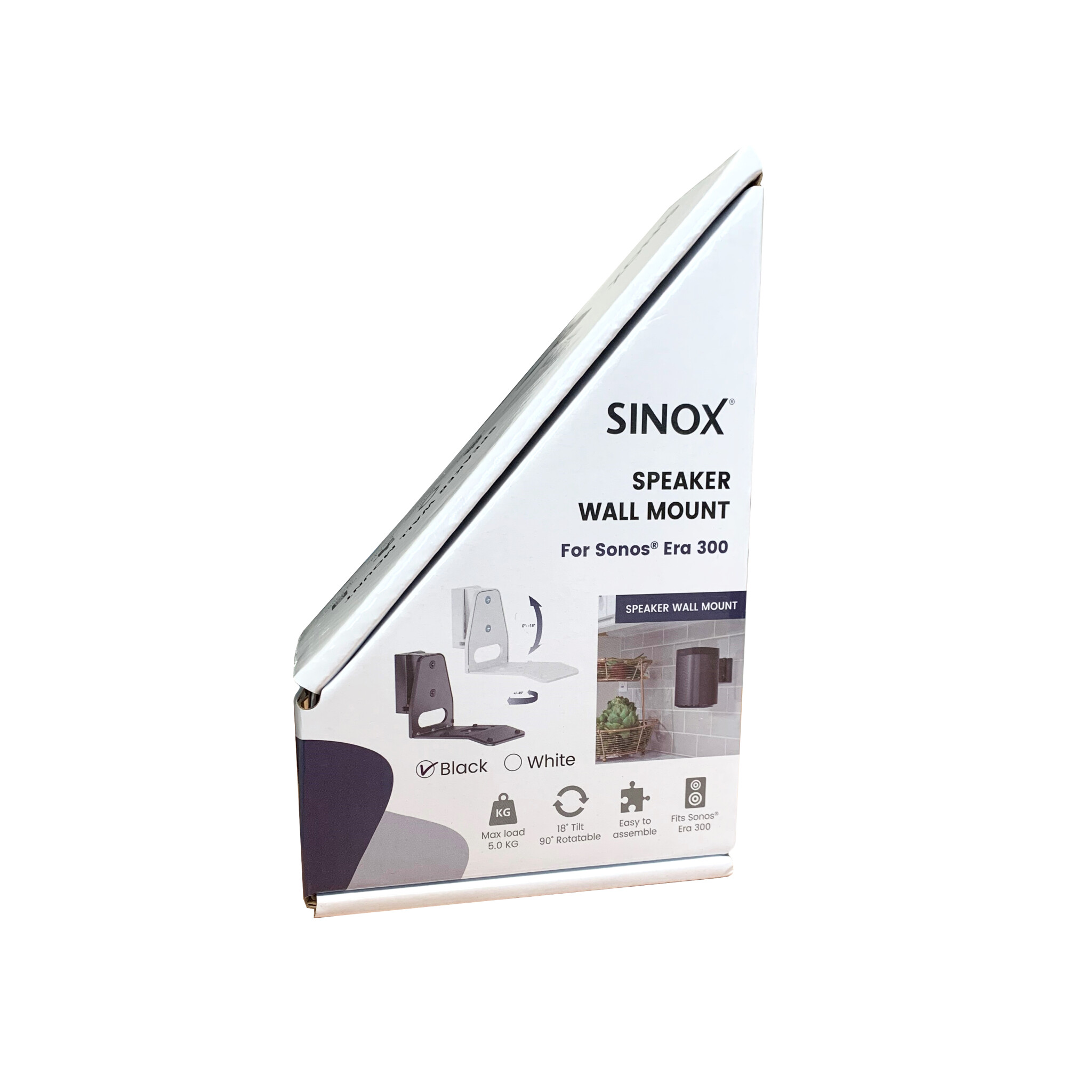 Sinox Era 300 SONOS® Speaker Mount. Black