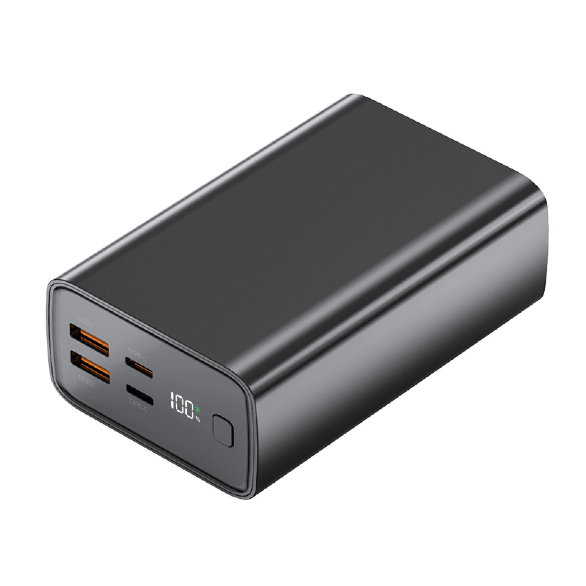Sinox Power Bank 30 000 mAh. Svart