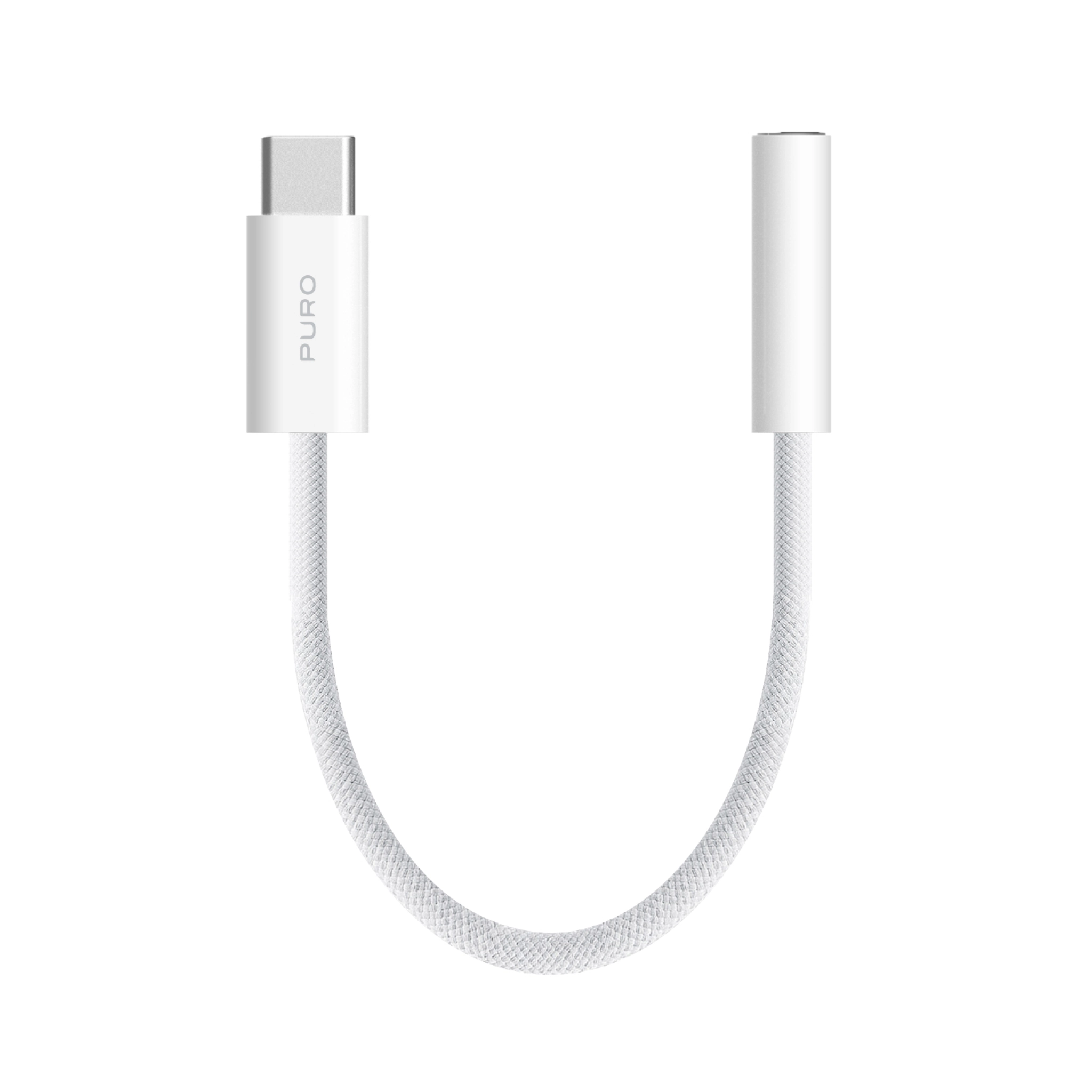 PURO USB-C-adapter for hodetelefonkontakt 3,5 mm, 15 cm
