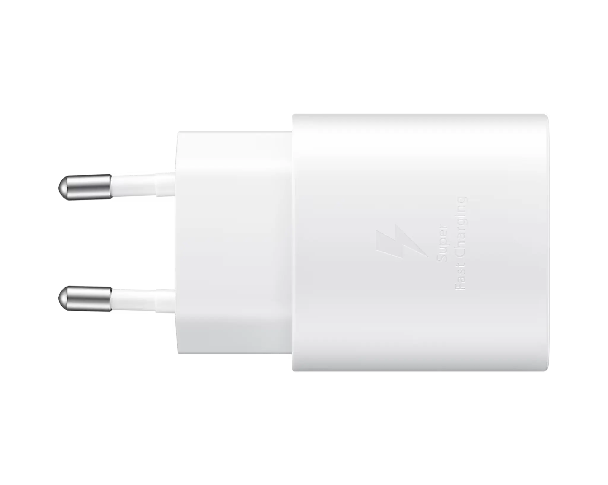 Samsung vegglader USB-C. 25W. Hvit