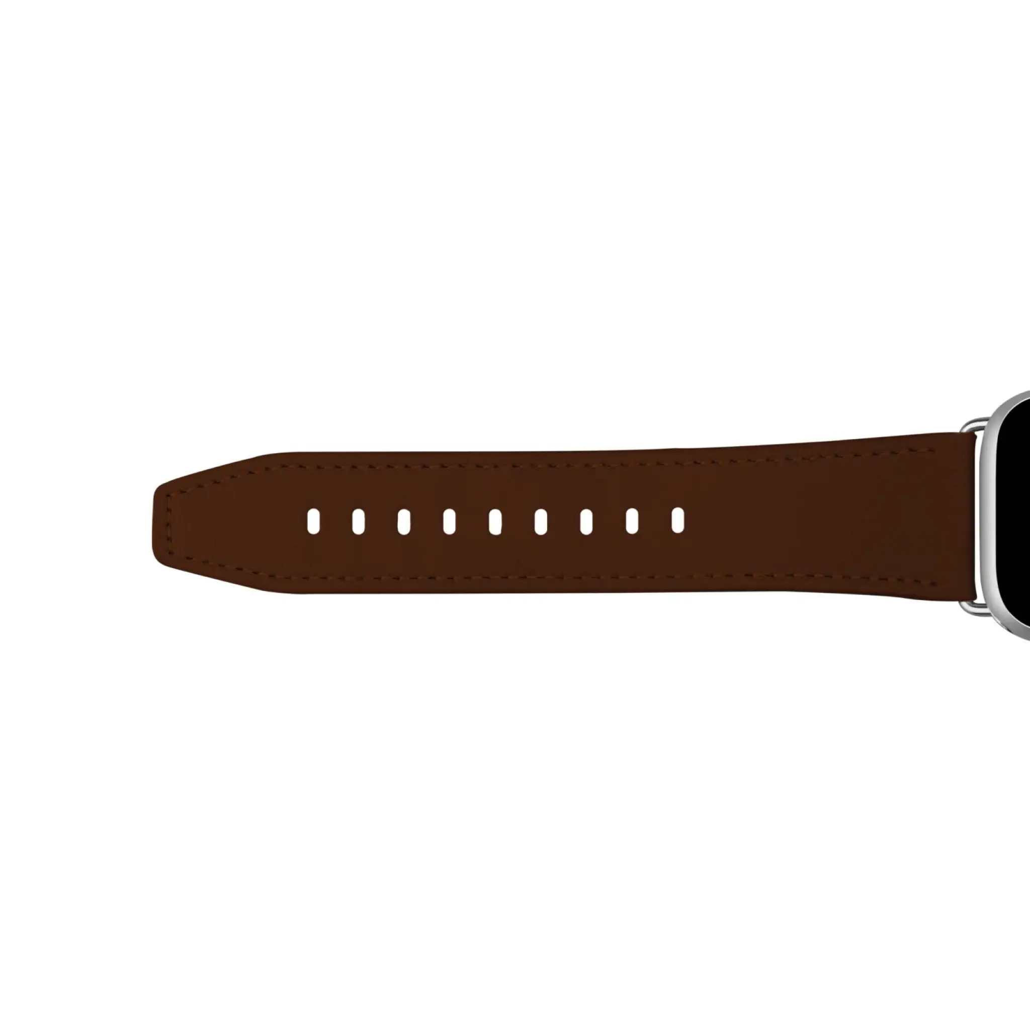 PURO E-Classic-bånd til Apple Watch. Brun