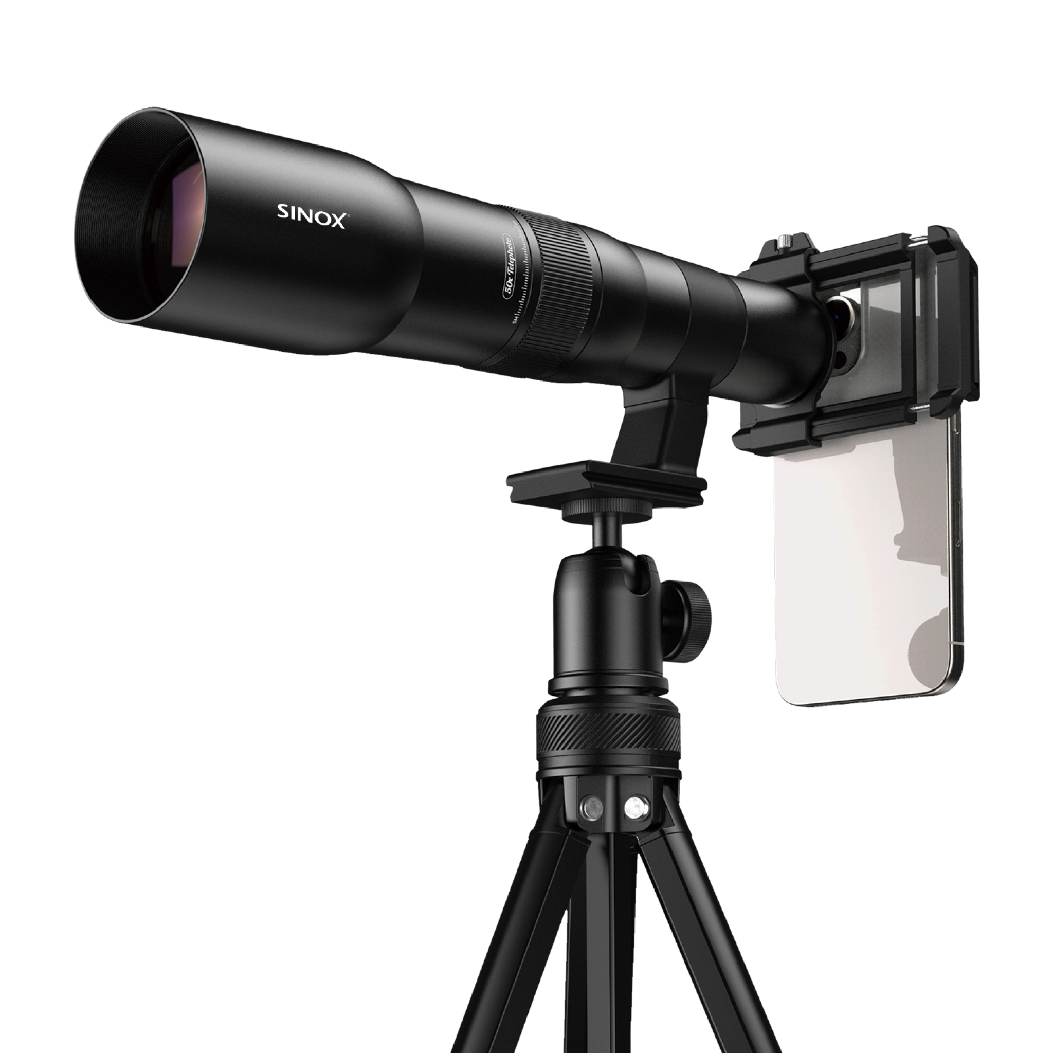 Sinox Lifestyle 50x teleobjektivsett. Svart
