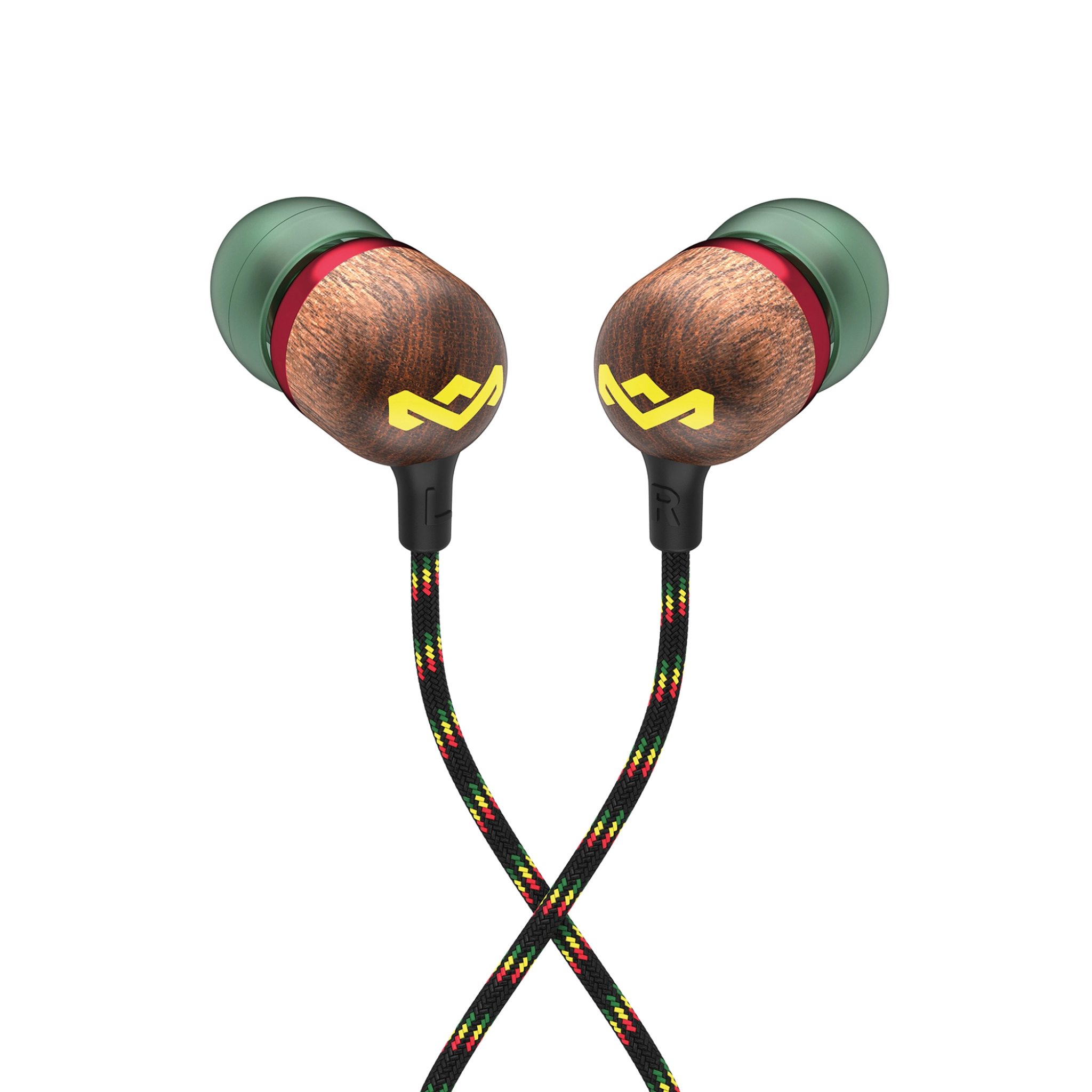 Marley Smile Jamaica USB-C-ørepropper. Rasta