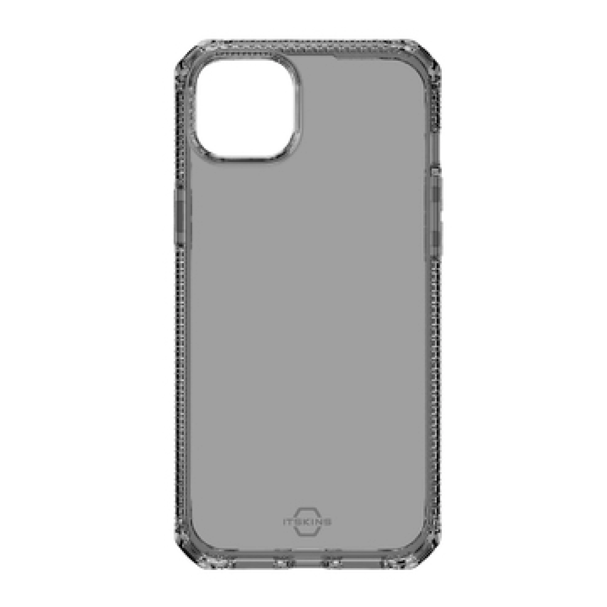 ITSKINS SPECTRUM CLEAR cover for iPhone 15®. Smoke