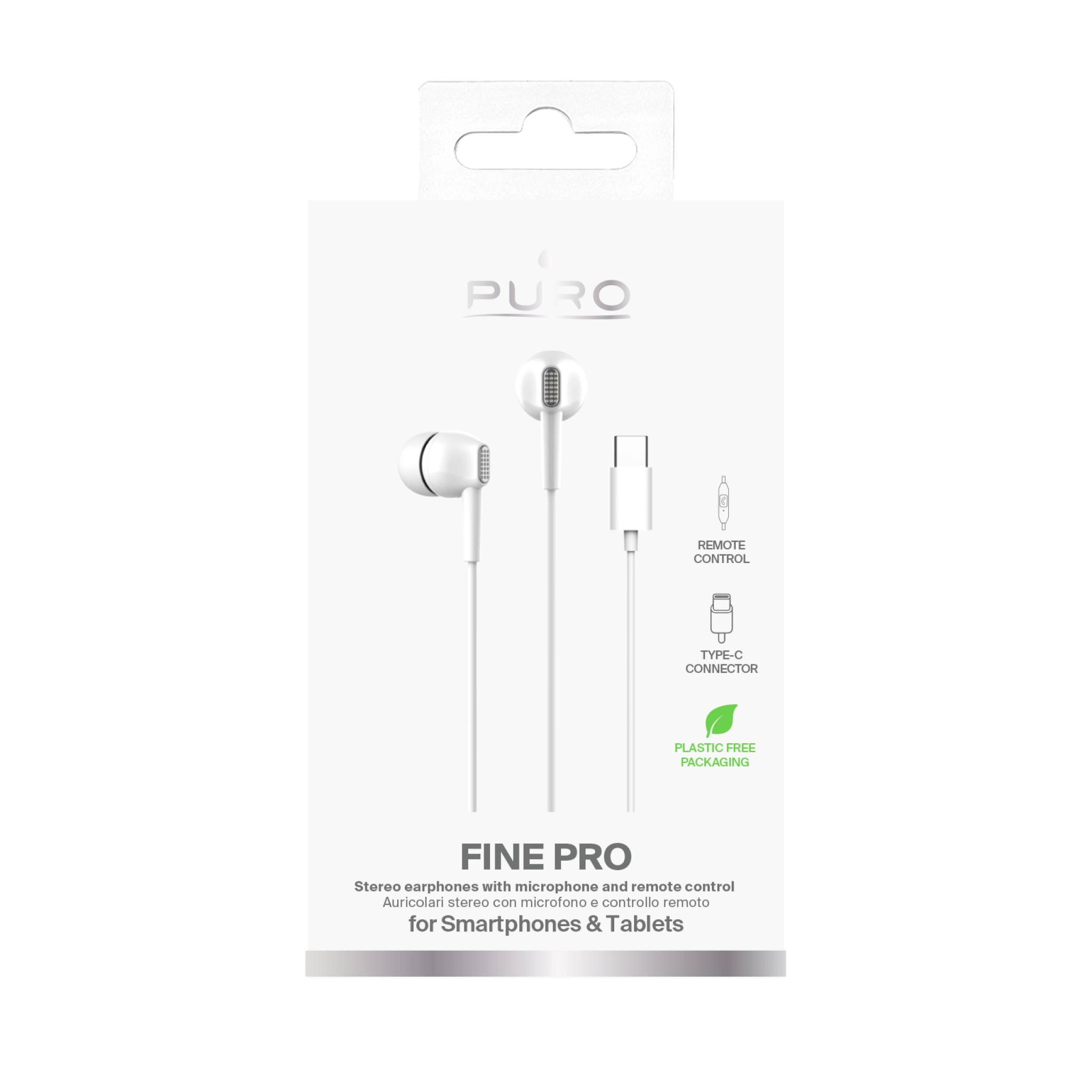 PURO Wire-Type Earphones "Fine"