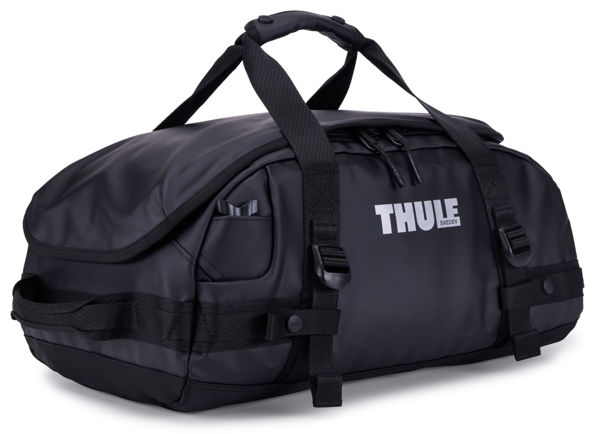Thule Chasm 30L duffelbag. Svart