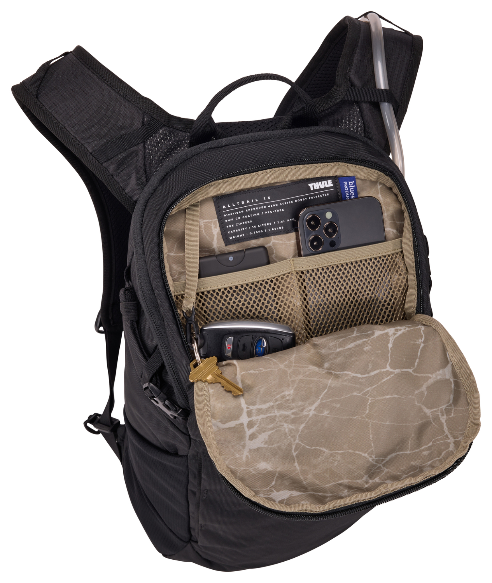 Thule AllTrail Hydration Backpack 16L. Black