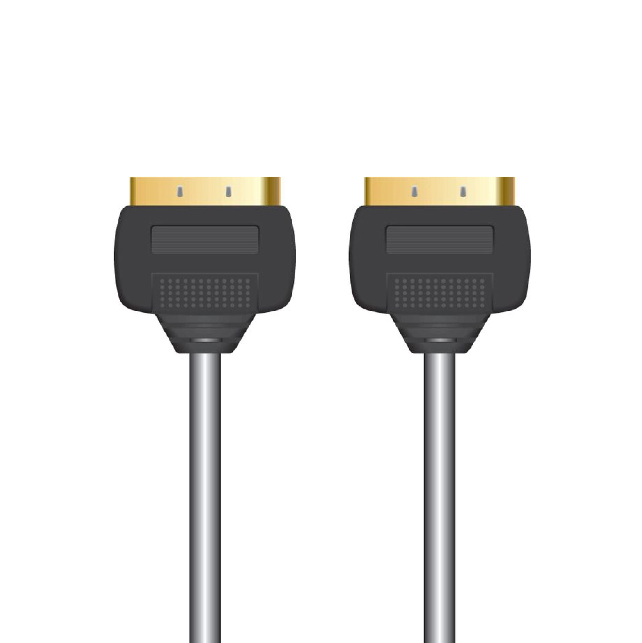 Sinox Scart-kabel. 1m. Svart