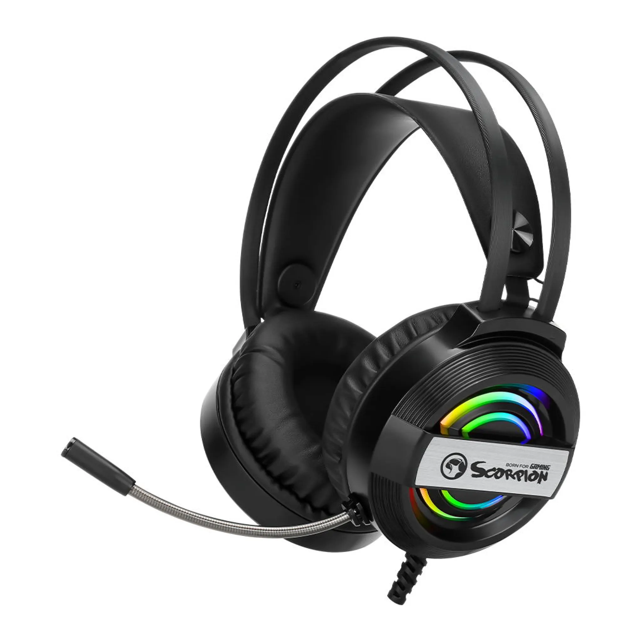 Marvo Gaming Headset w/mic. Black