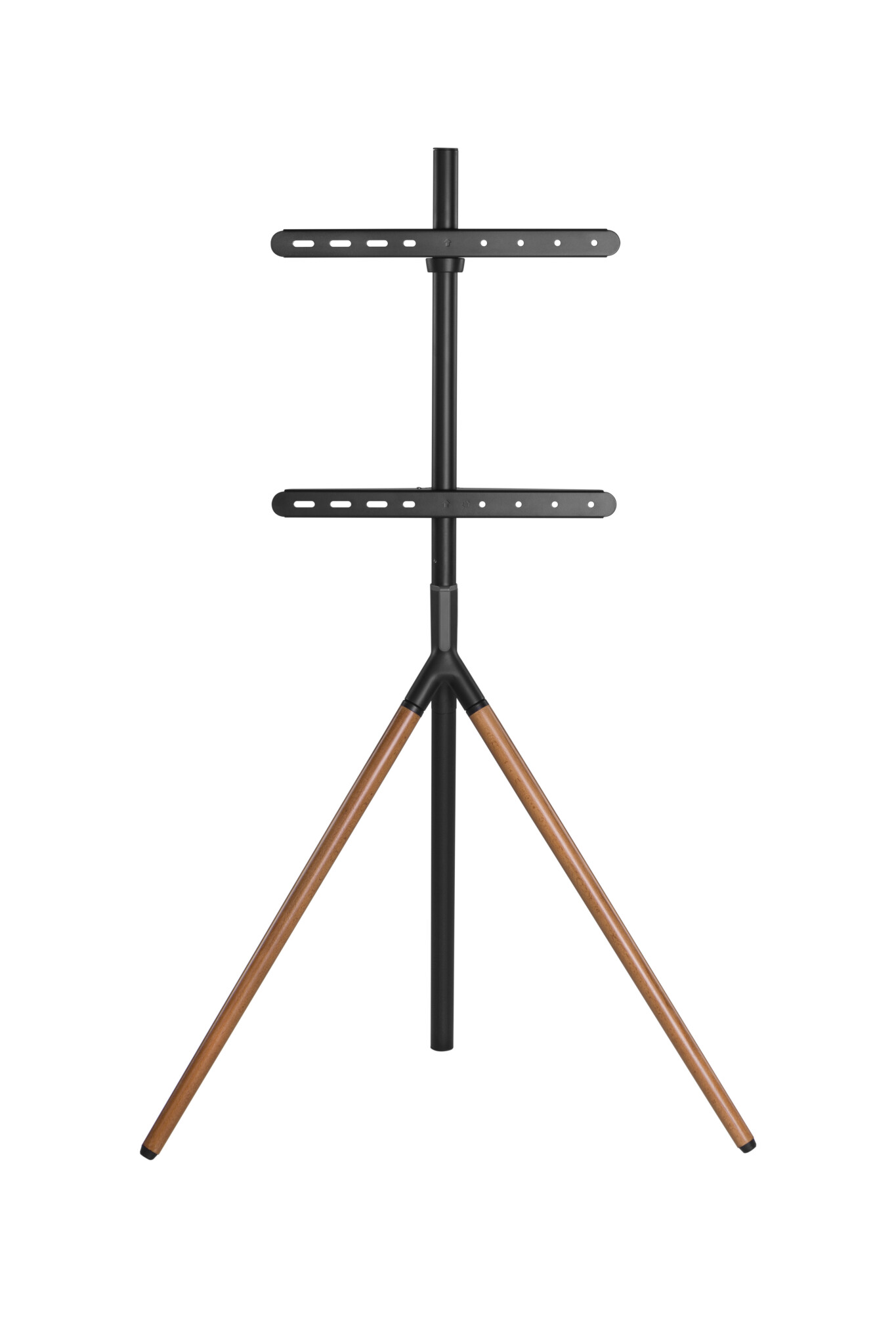 Sinox Tripod TV Floor Stand. 45"-65". Black & Walnut