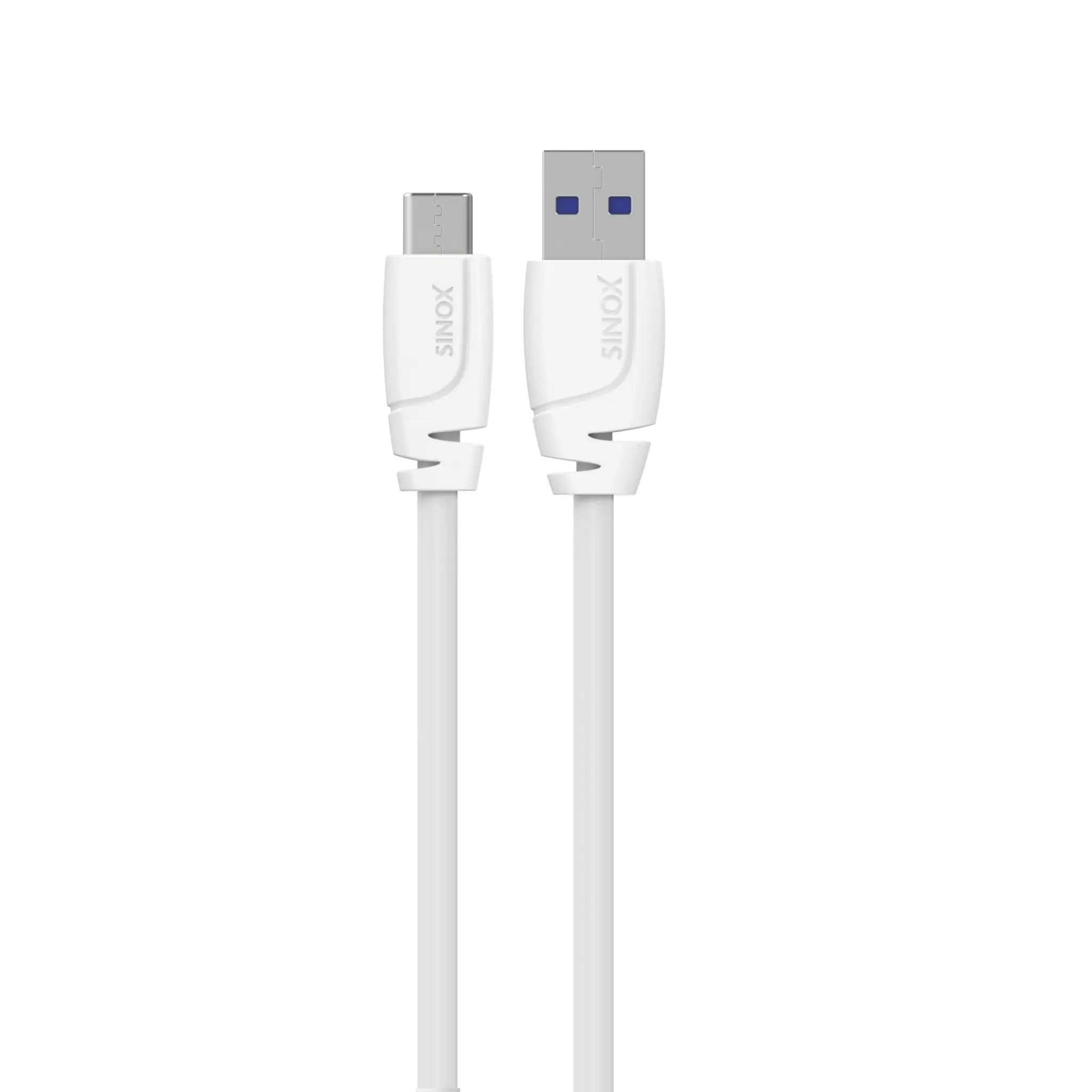 Sinox USB C til USB A-kabel. 1m. Hvit