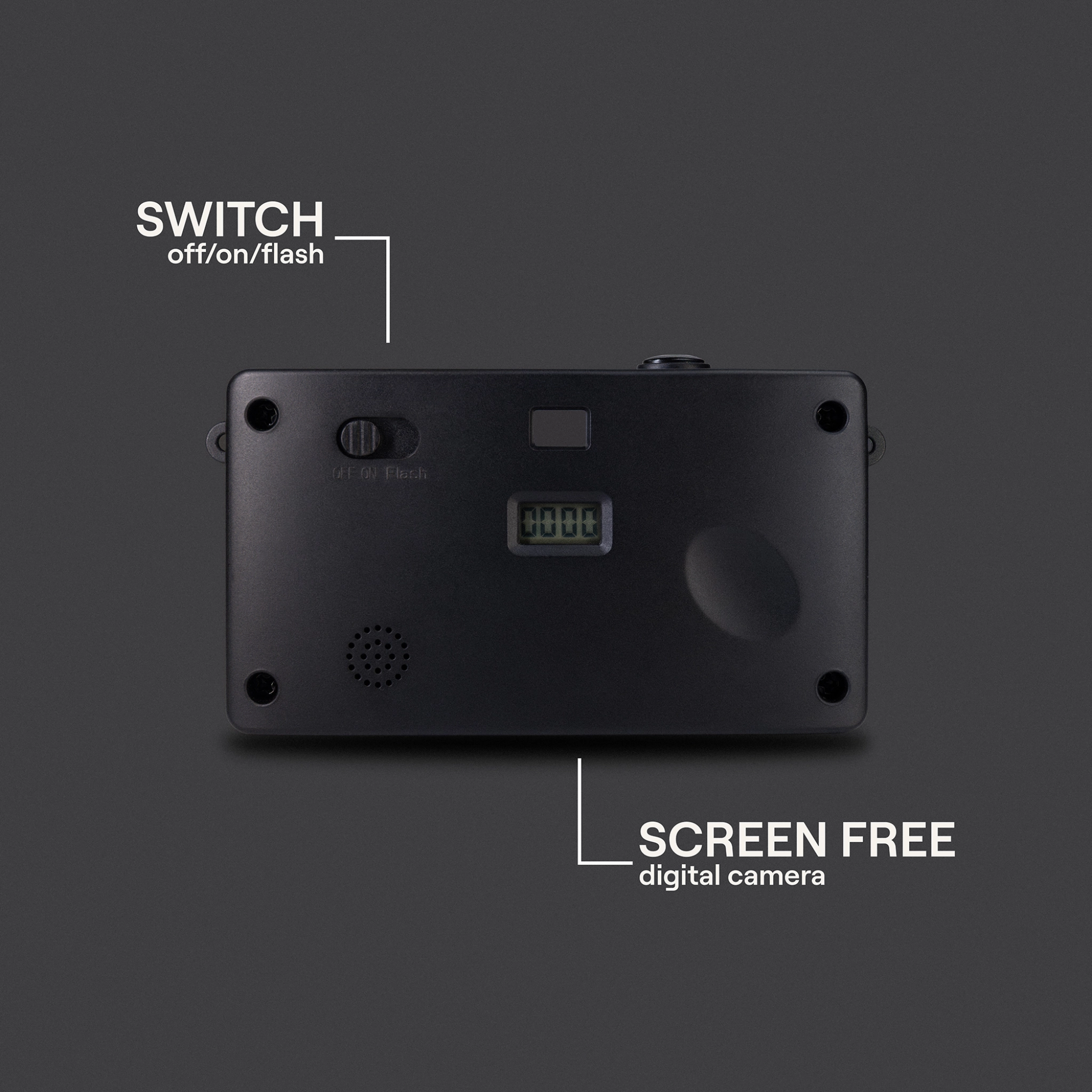 Camp Snap Camera. Stealth Black
