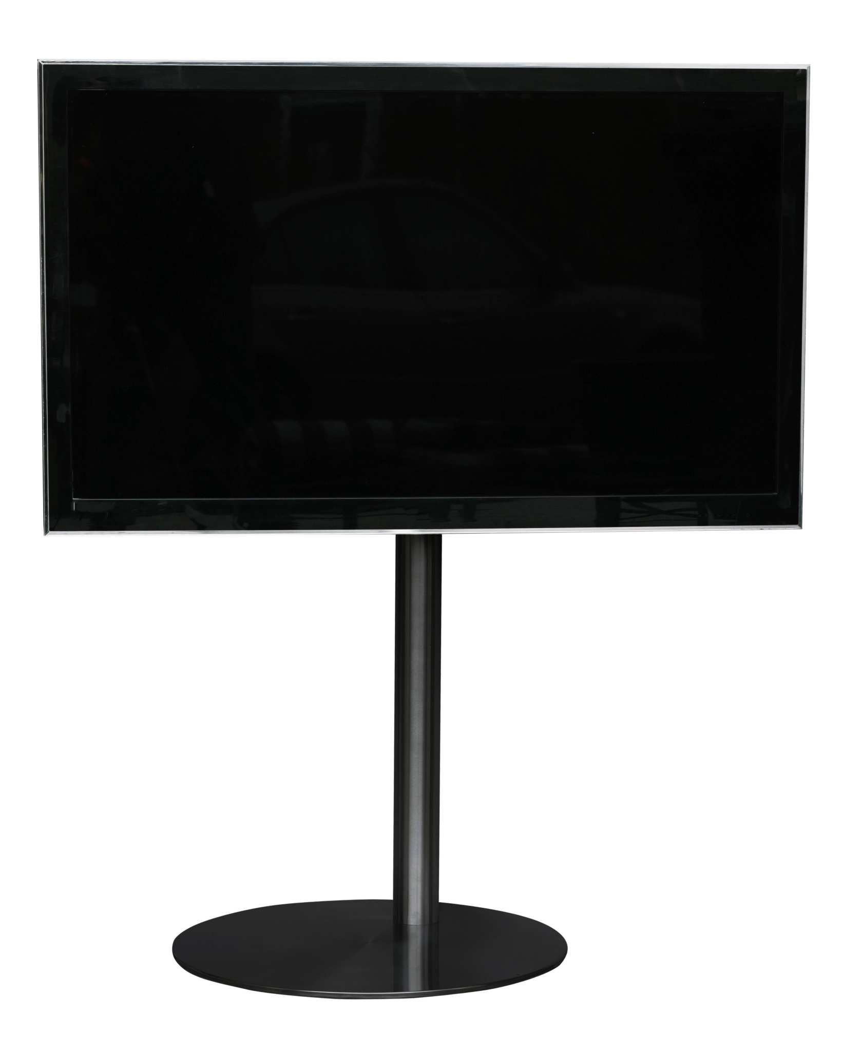 Sinox StandView TV Floor Mount with rotatable top. 26"-65". Matte black