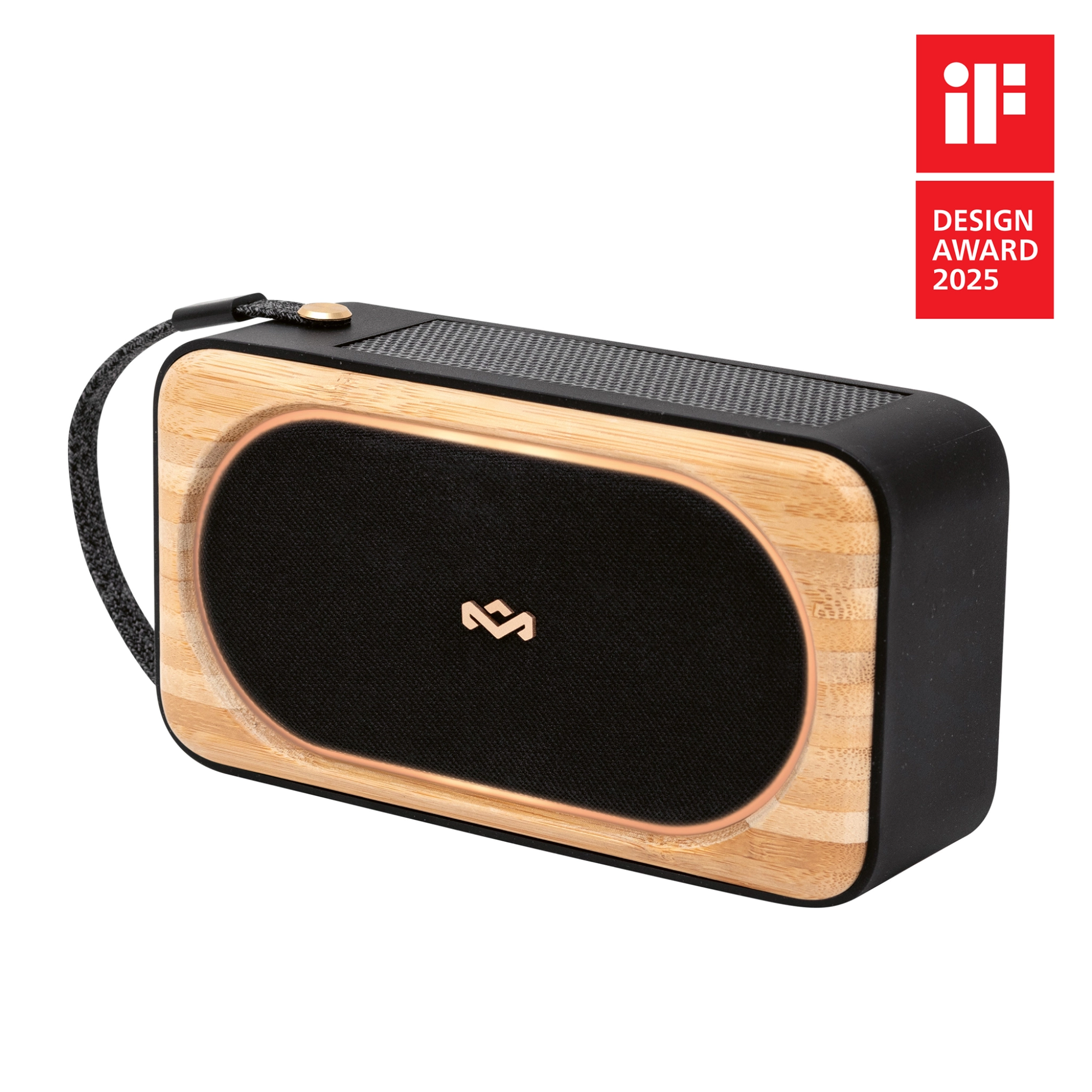 Marley Roots Solar Bluetooth®-høyttaler. Svart