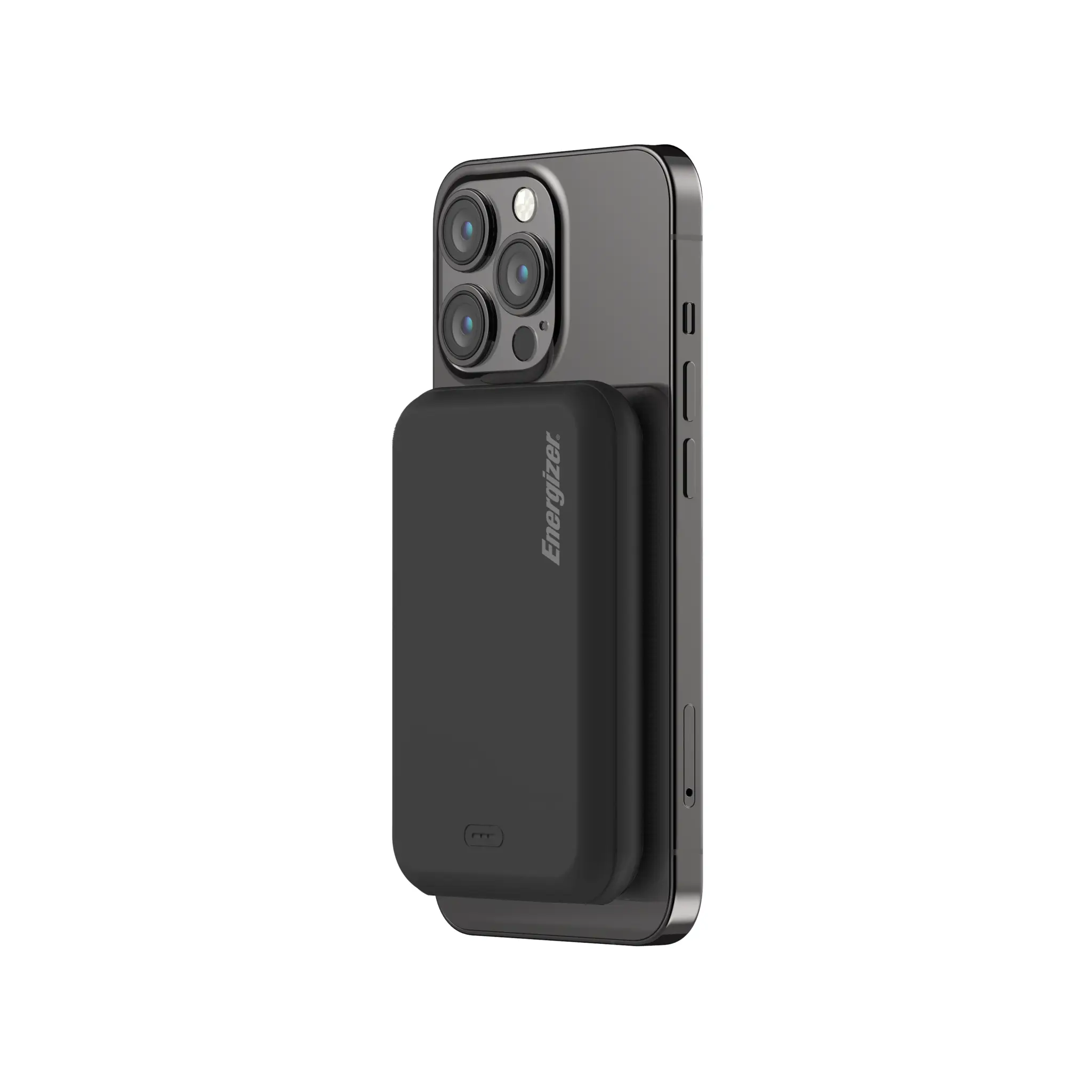 Energizer 15W magnetisk trådløs strømbank. Svart