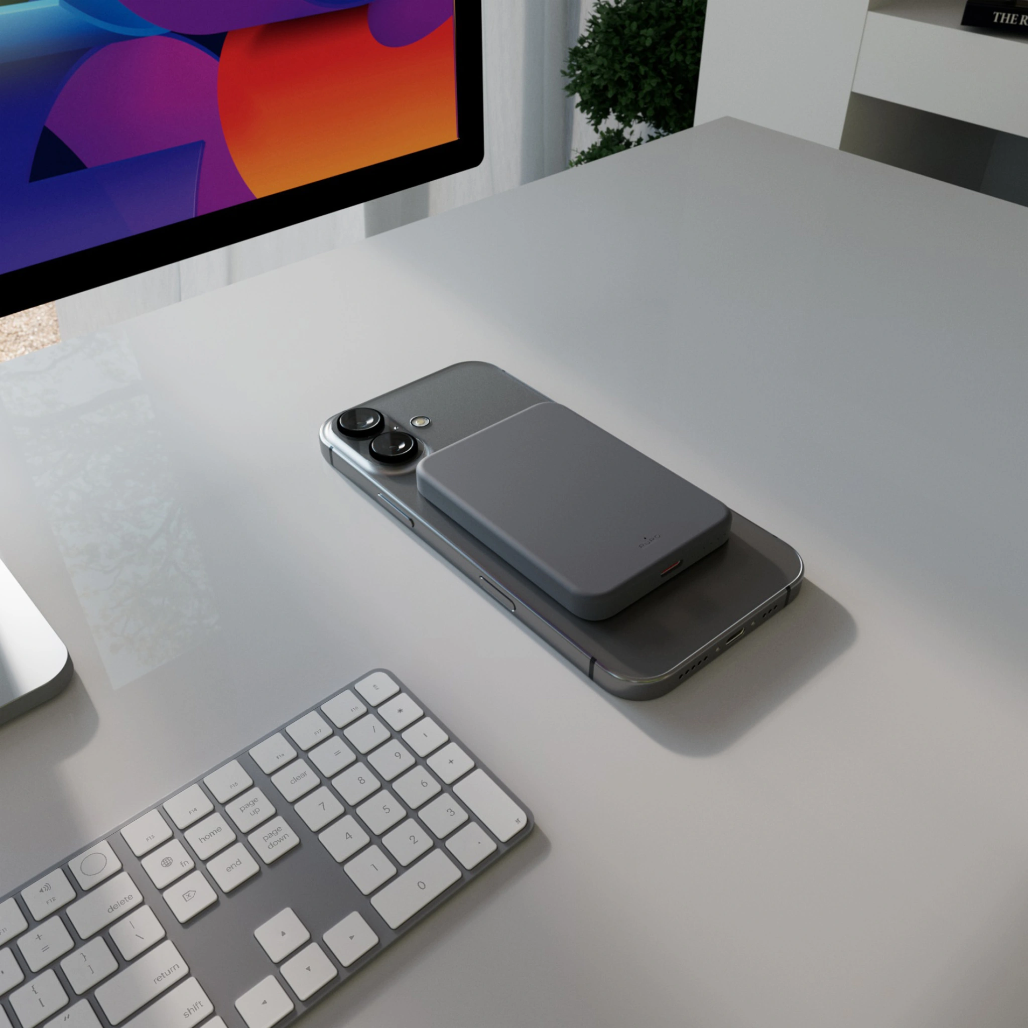 PURO Power Bank Wireless "Mini Power Mag" 4200 mAh for iPhone