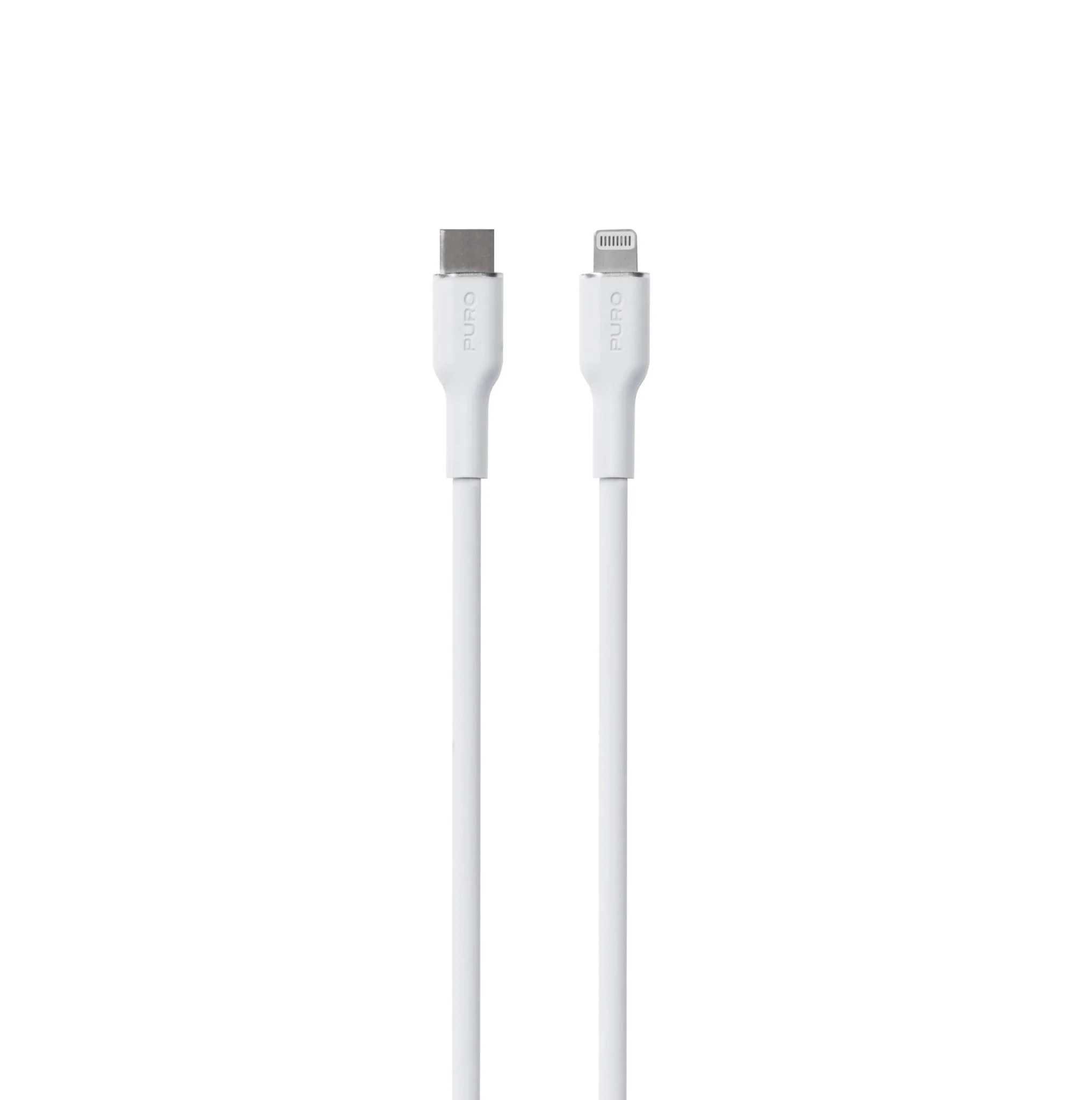 PURO strøm- og datasynkroniseringskabel SOFT fra USB-C til Lightning 1,5 m