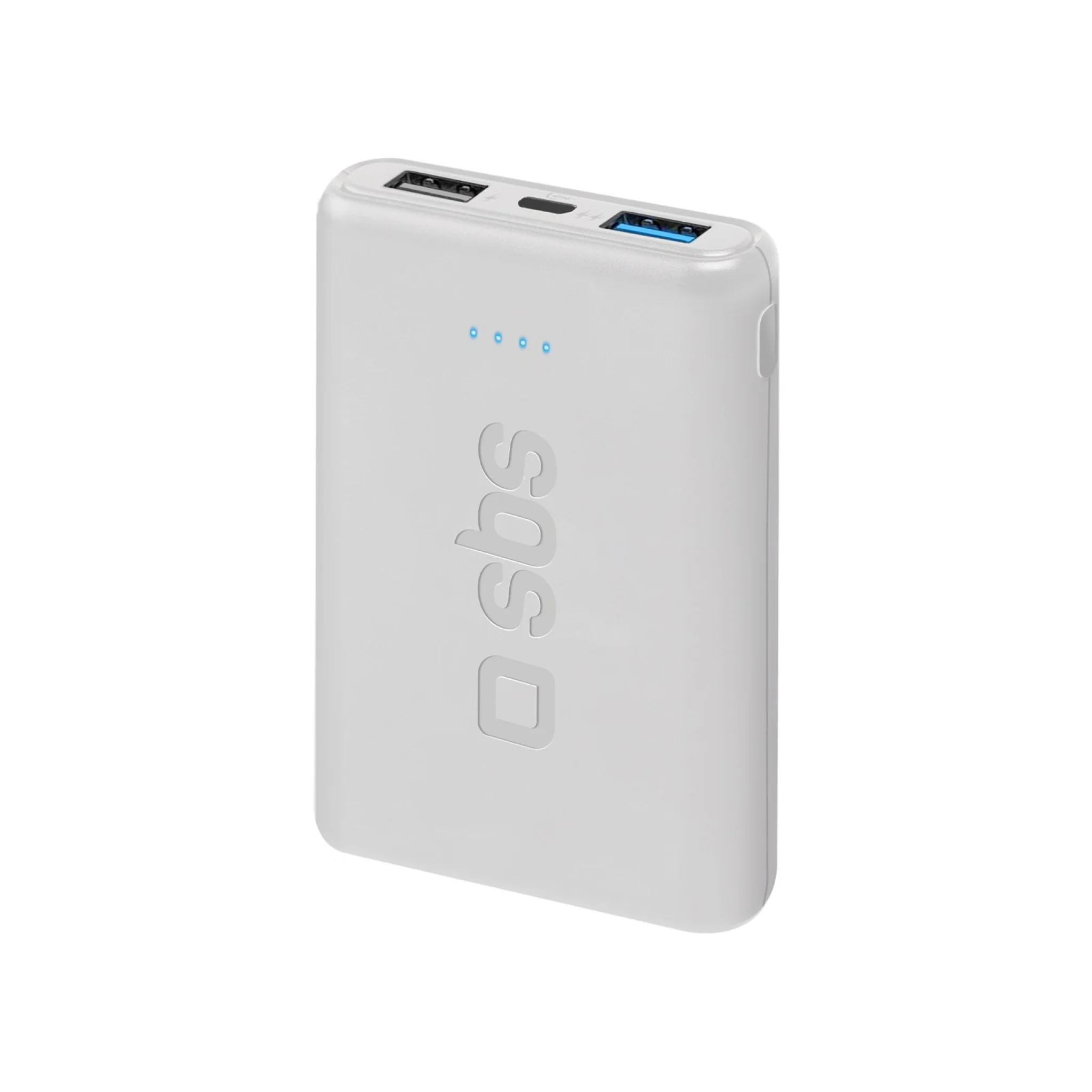 SBS Fast Charge Power Bank. 5000 mAh. White