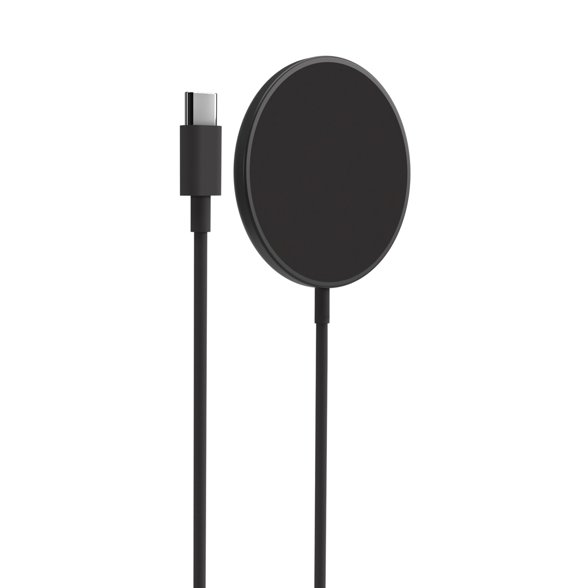 PURO magnetisk lader USB-C MagSafe. Svart