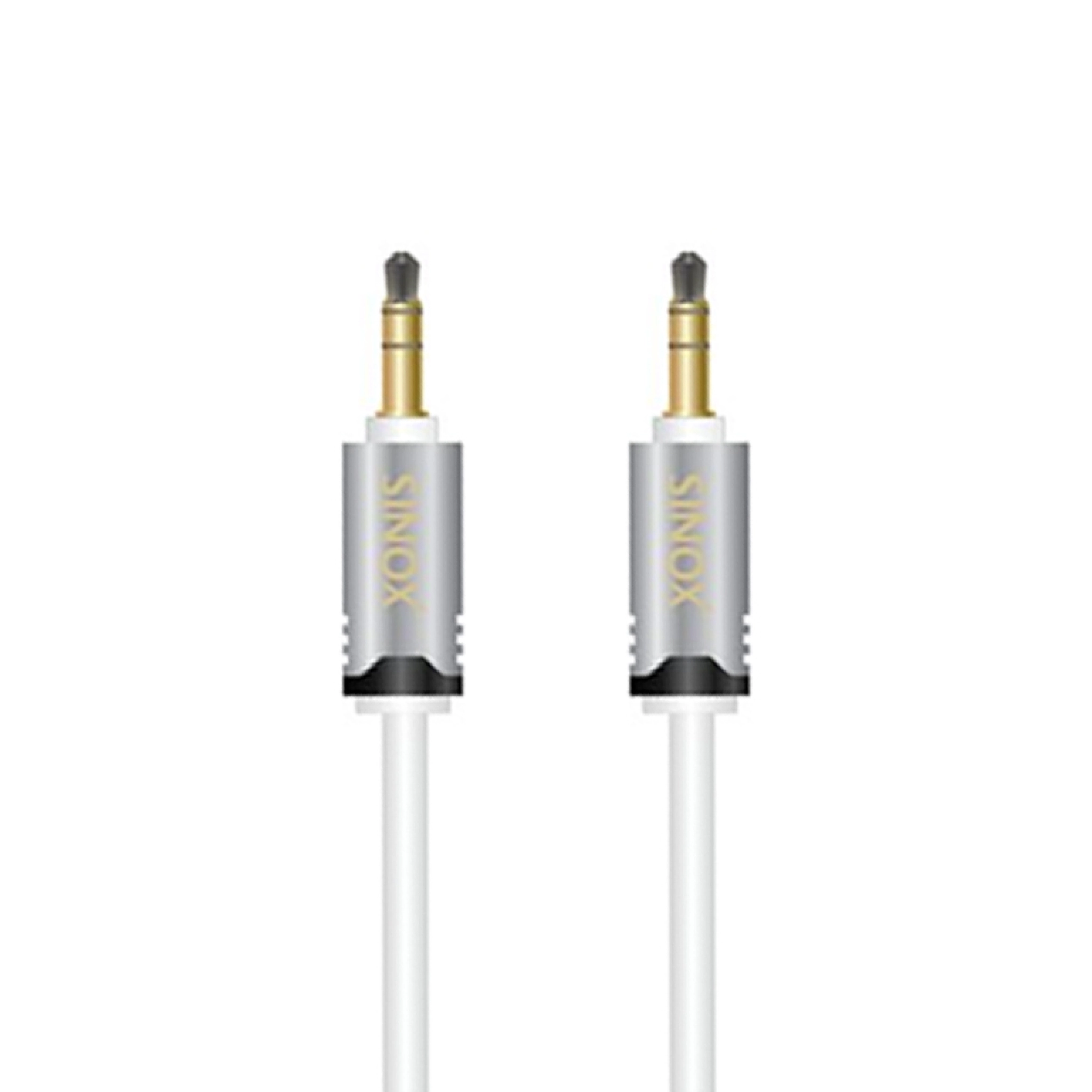 Sinox SHD Mini Jack Cable. 0.75m. White