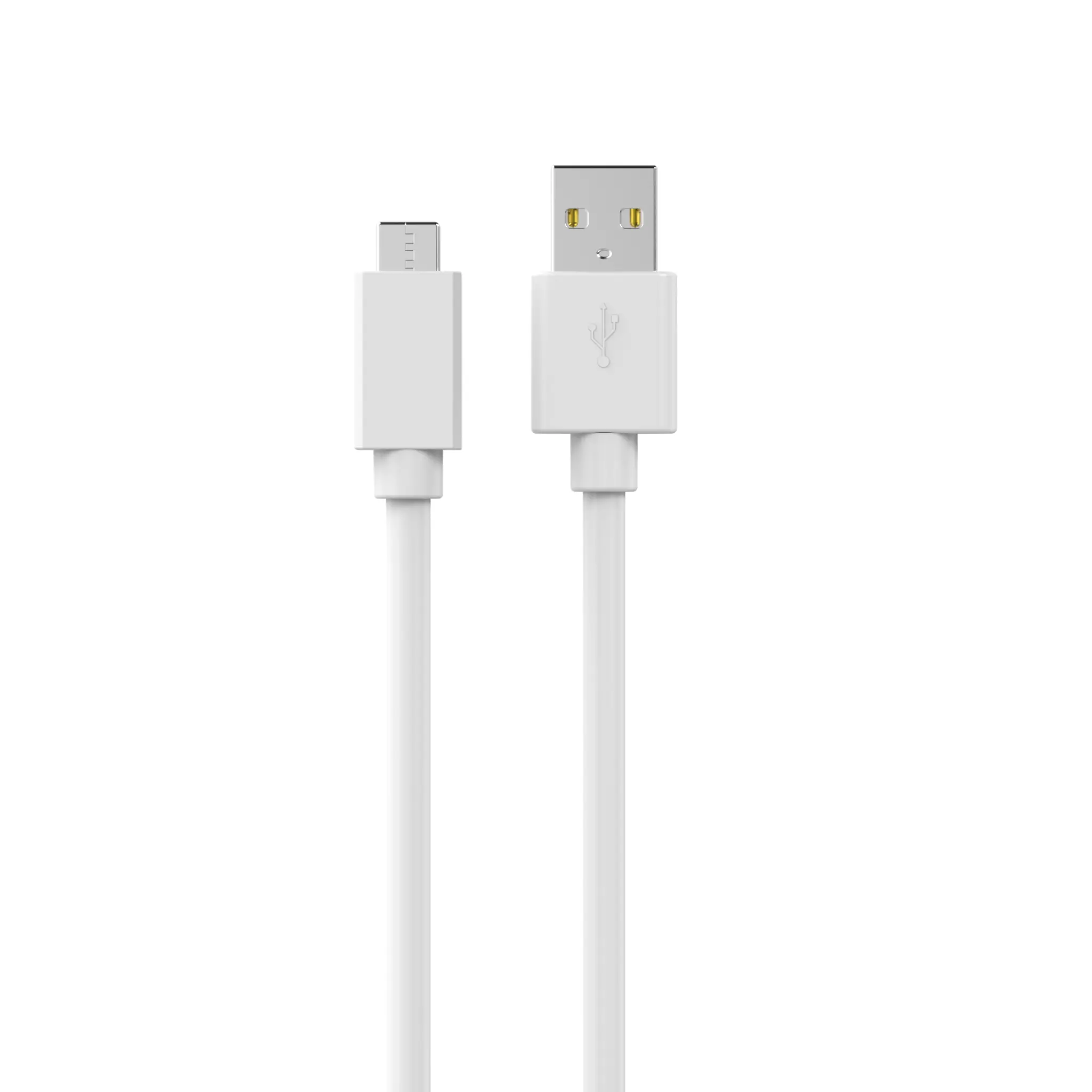 Techammo Micro USB til USB A-kabel. 1m. Hvit