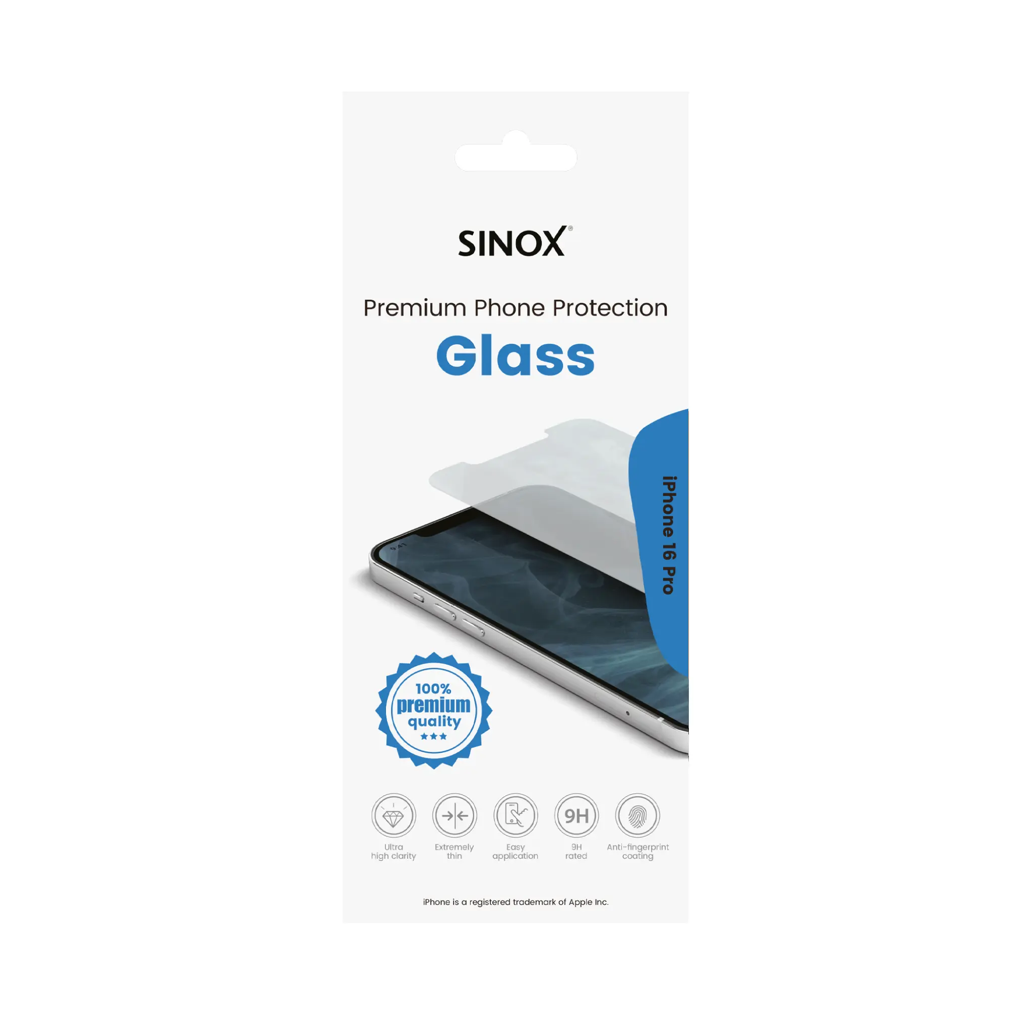 Sinox Protection Glass iPhone 16 Pro®