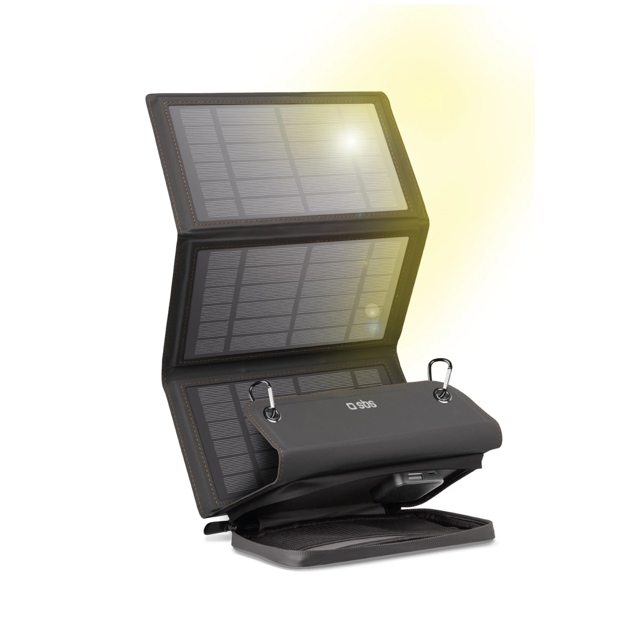 SBS Portable Solar-Powered Battery Charger. 10W