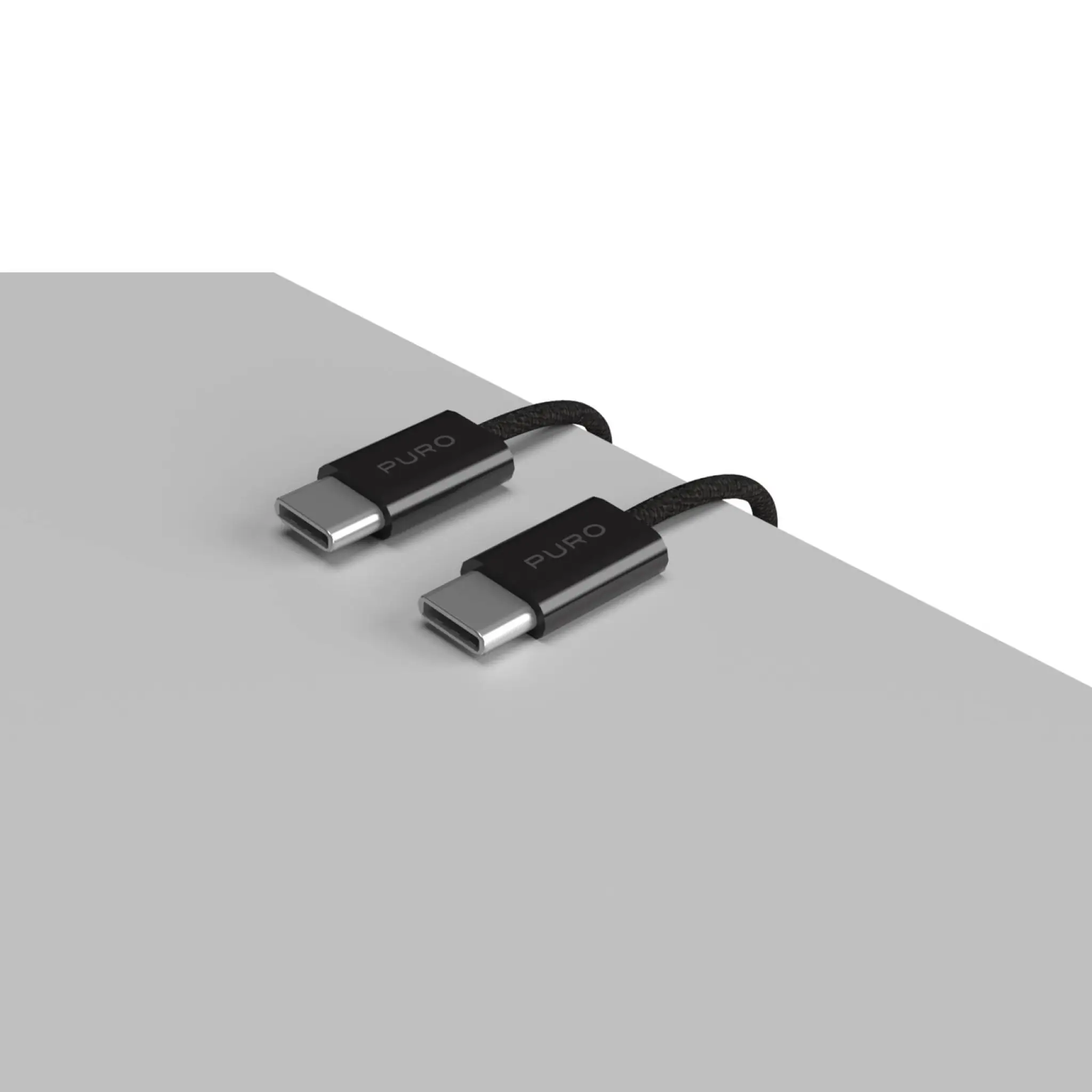 PURO Fabrik 2.0 60W USB-C til USB-C lade- og synkroniseringskabel 1,5 m