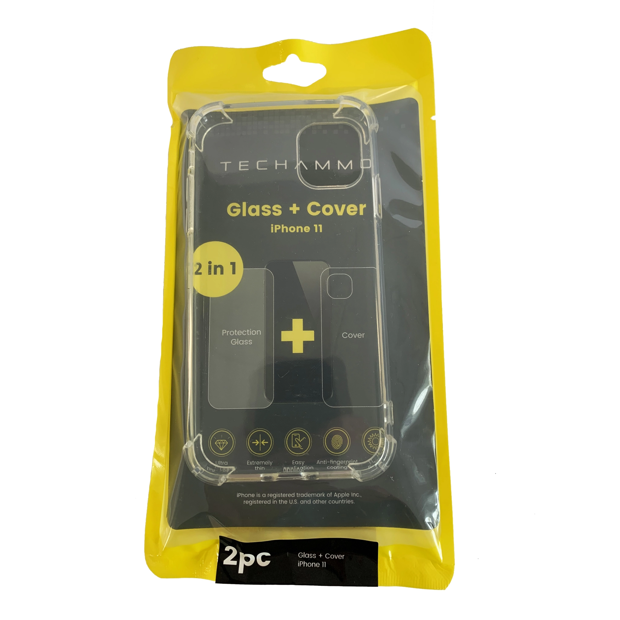 Techammo Protection Glass + Cover iPhone® 11